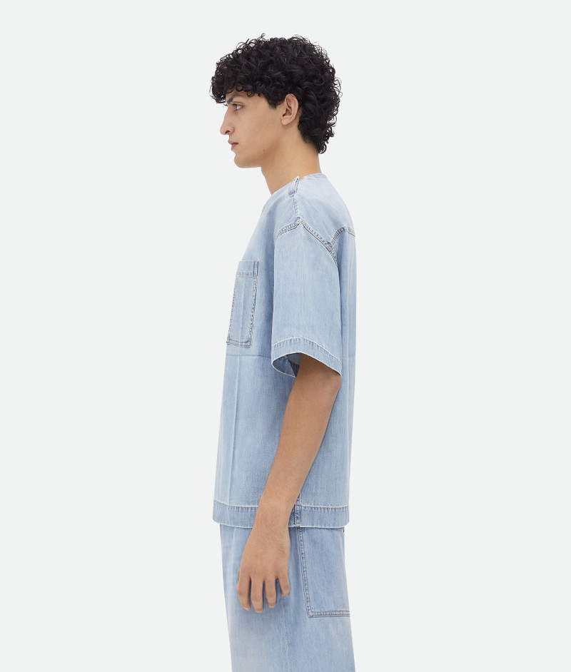 Bottega Veneta Light Bleached Denim T-Shirt outlook