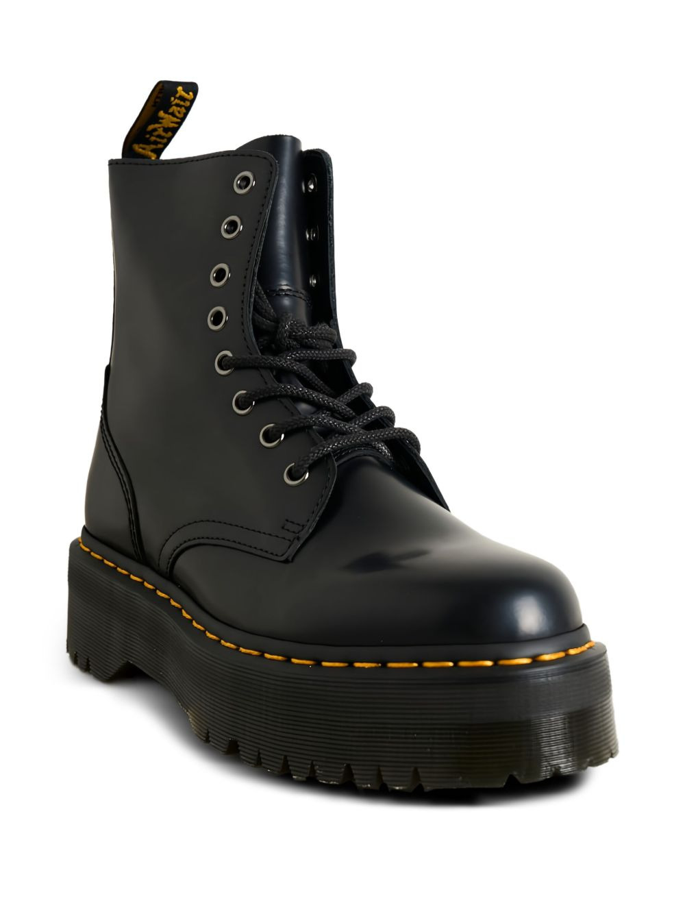Jadon Smooth platform lace-up combat boots - 2