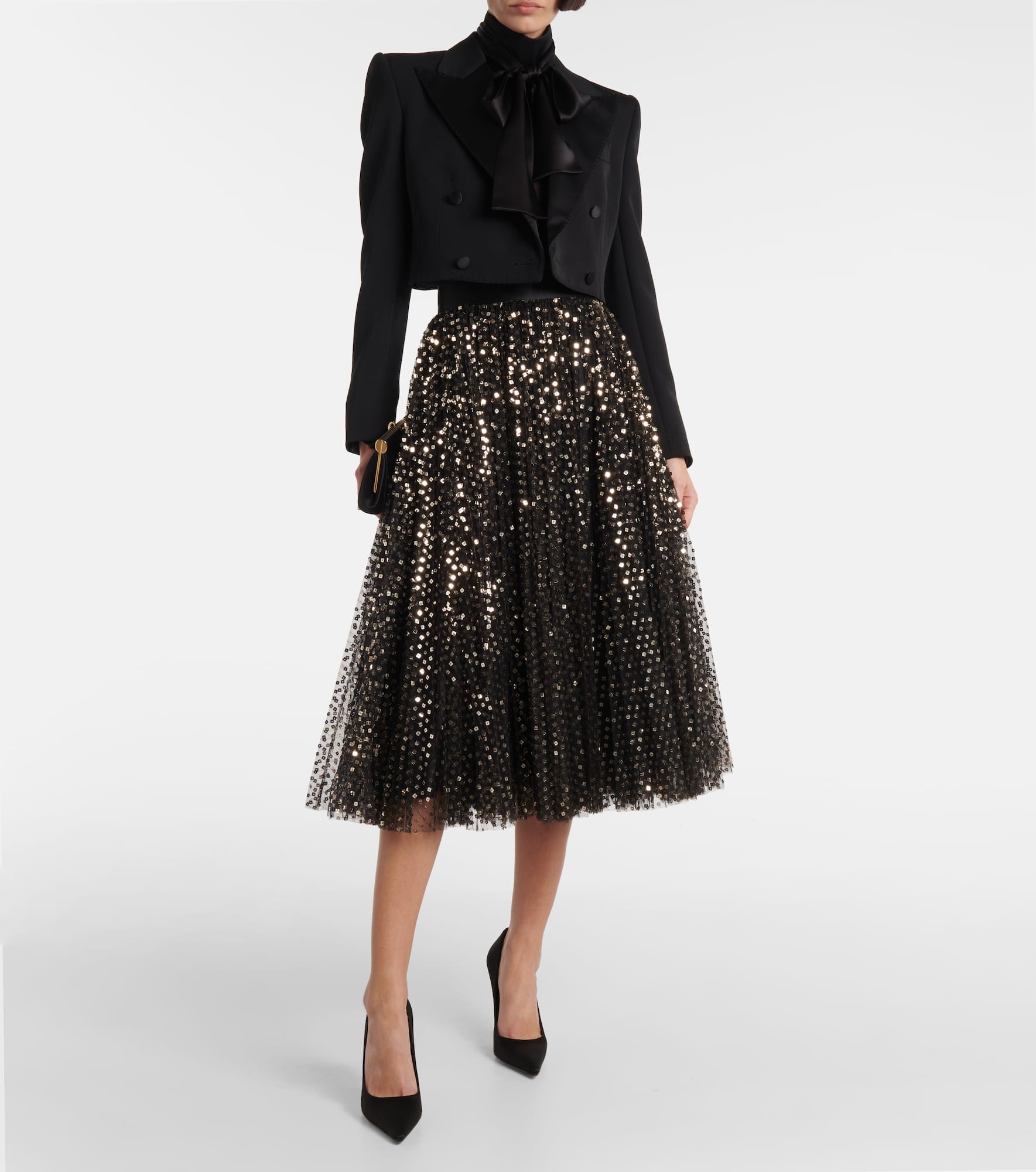 Sequined midi skirt - 2