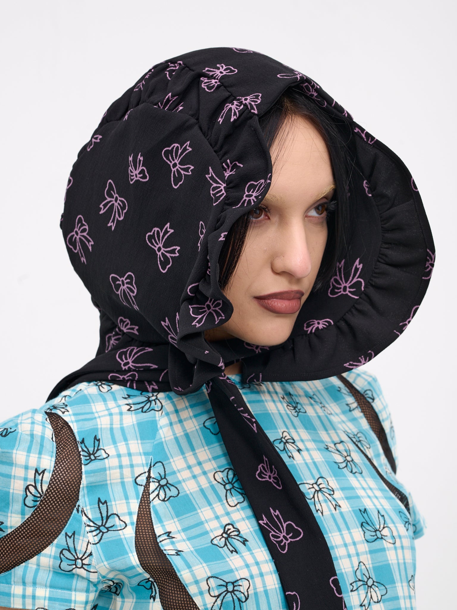 Bow Print Bonnet - 2