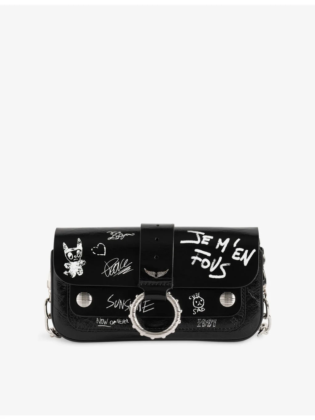 Kate Arty Tag Leather Wallet Bag - 1