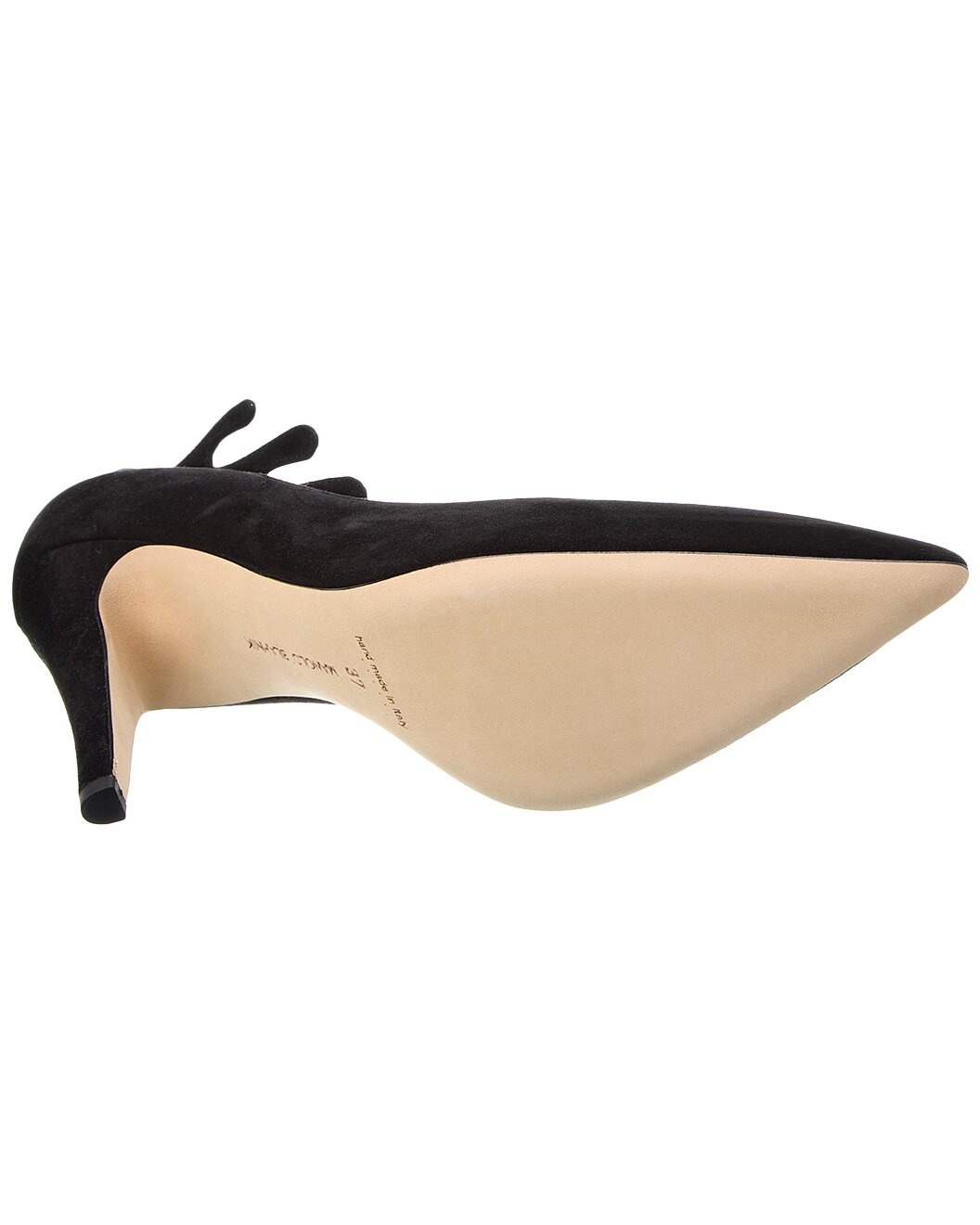 Manolo Blahnik Florettehi 105 Suede Pump - 4