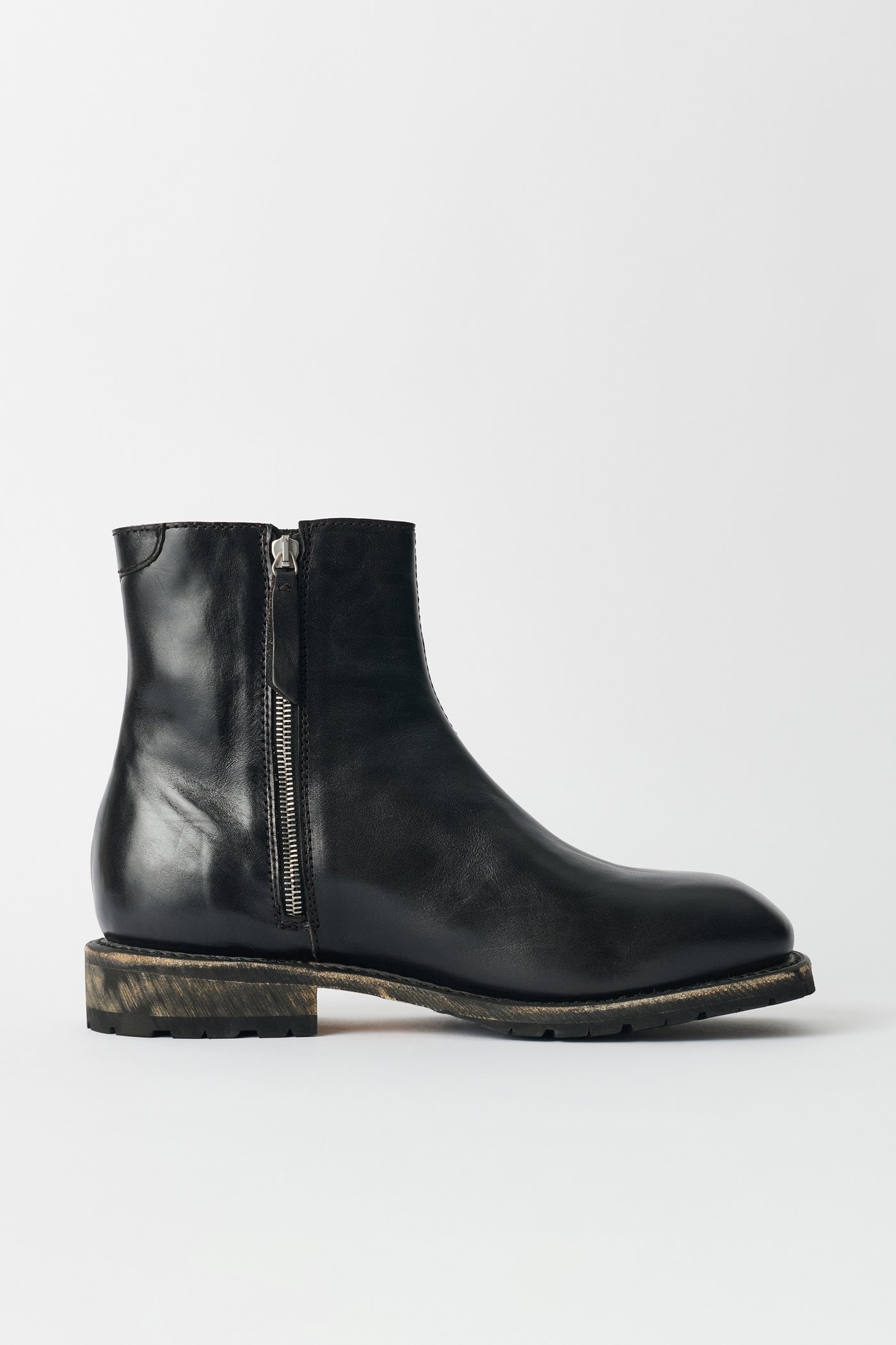 Engine Boot Deep Black Leather - 4