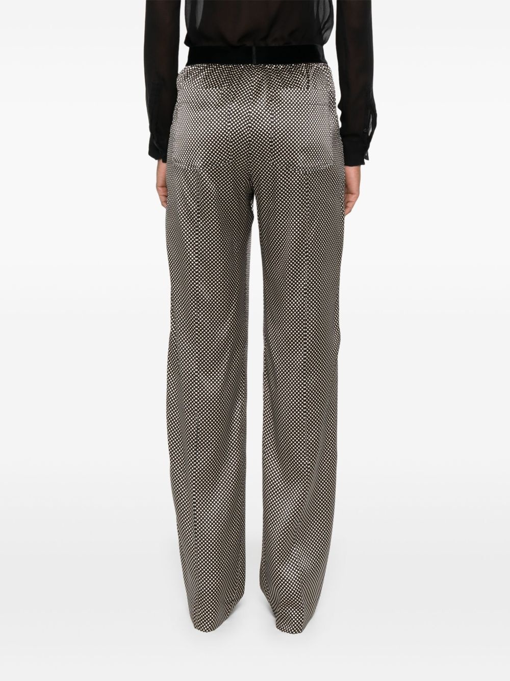 polka dot-print trousers - 4