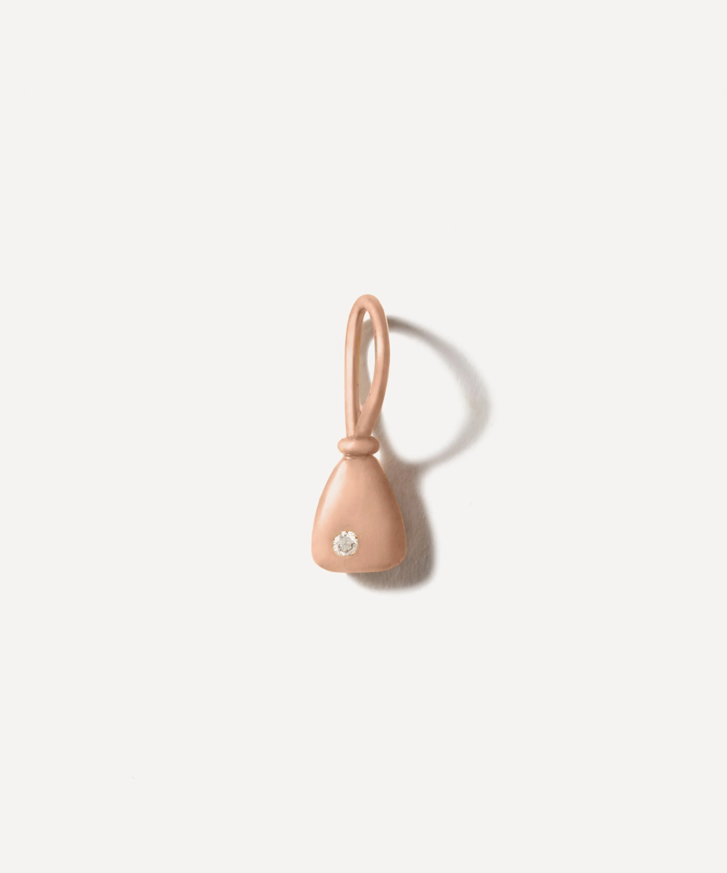 14ct Rose Gold Itty Bitty Menina Charm - 1