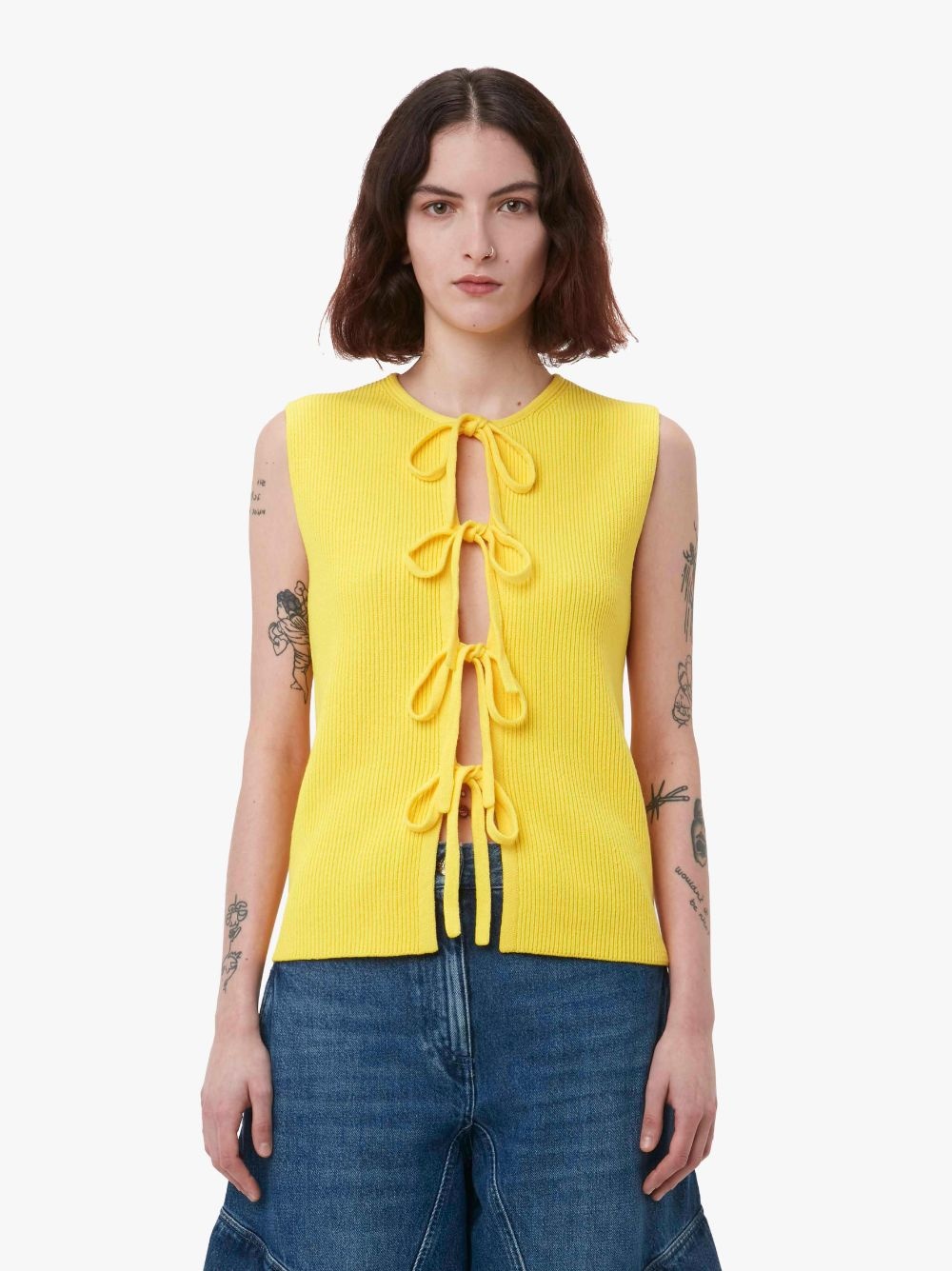 BOW TIE TANK TOP - 2