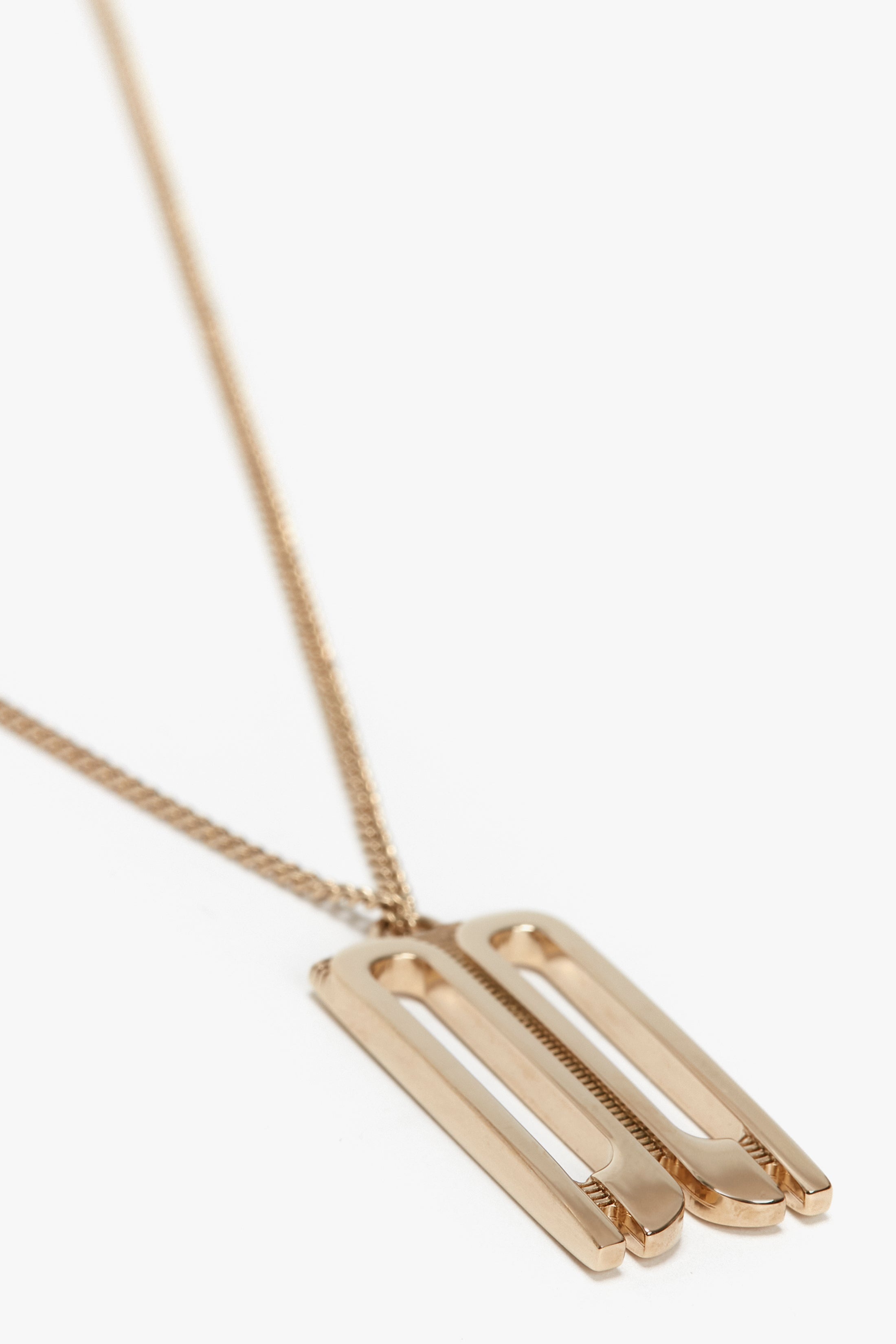 Exclusive Frame Necklace In Gold - 4