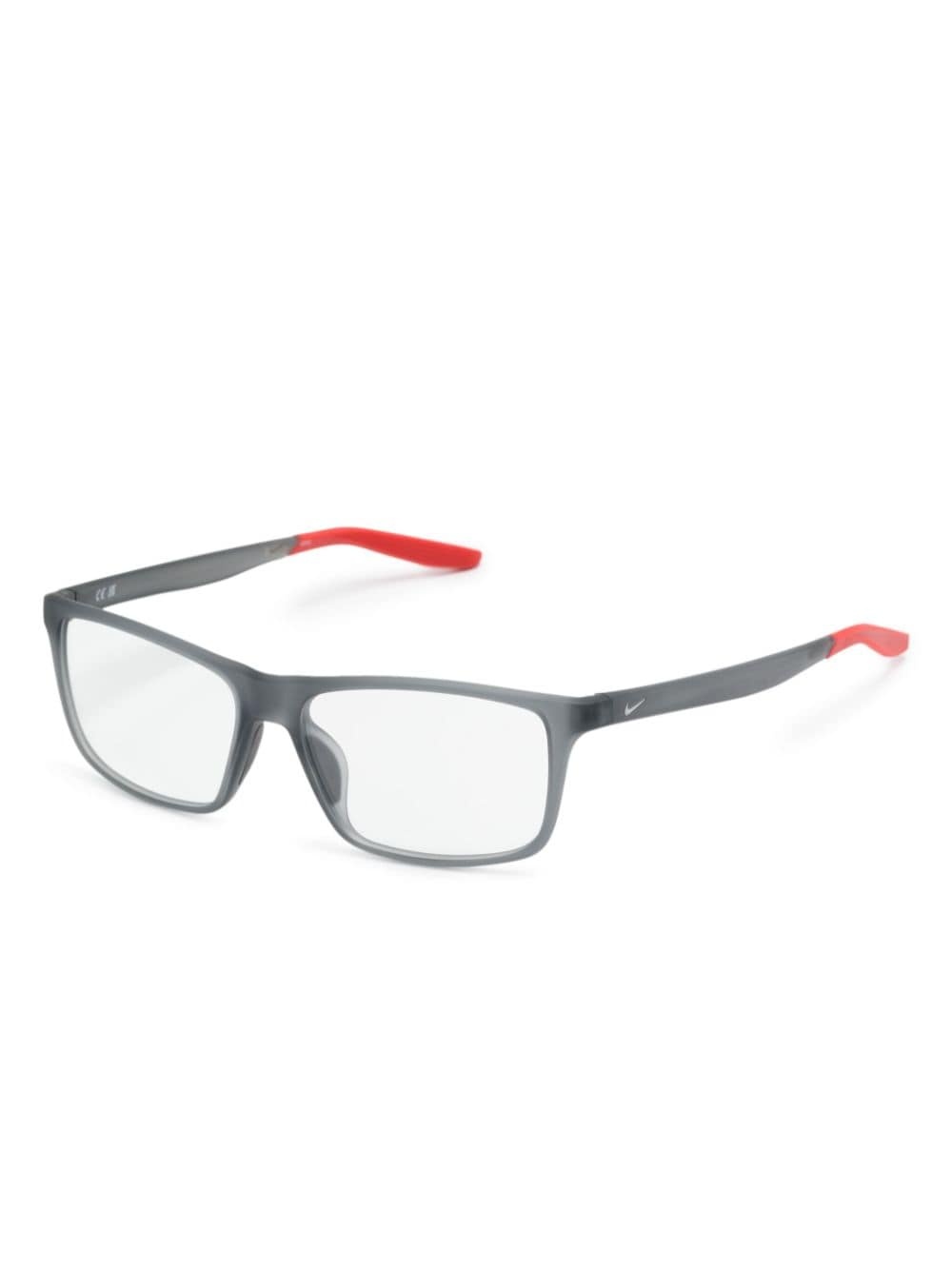 two-tone rectangle-frame glasses - 2