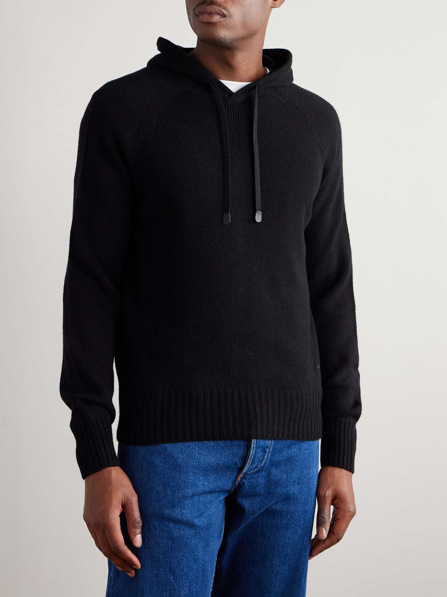 Logo-Embroidered Cashmere Hoodie - 3