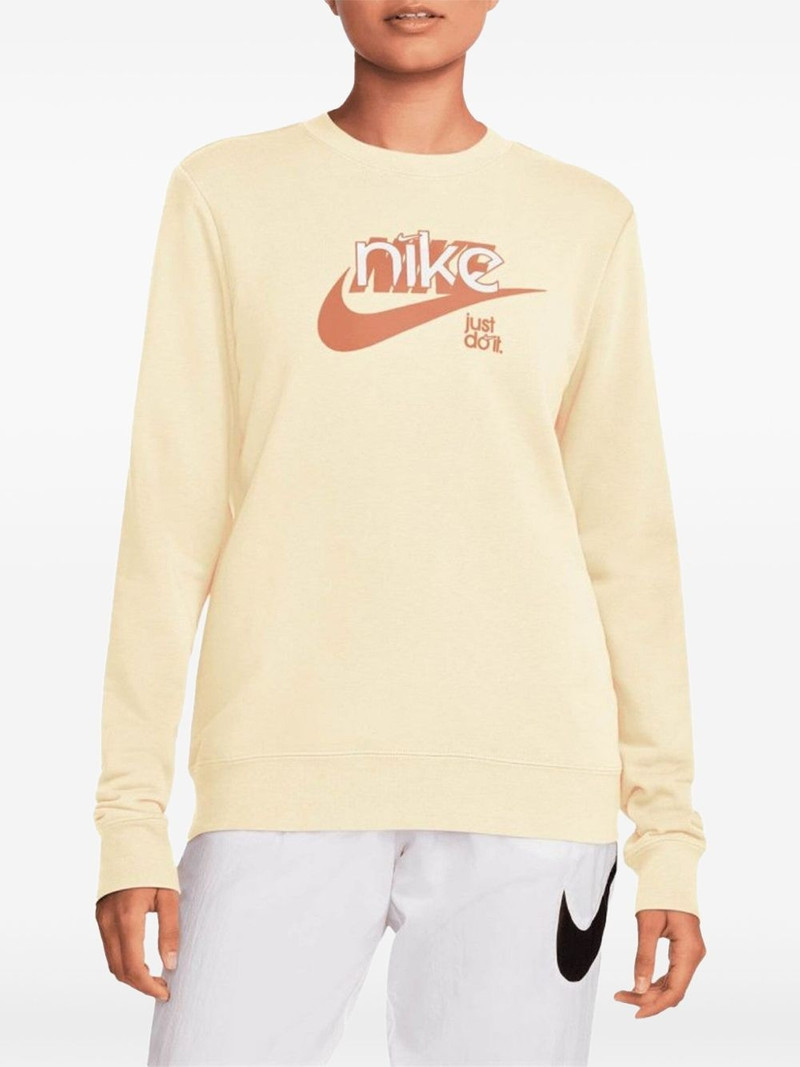 Swoosh "Coconut Milk/Amber Brown/White" sweatshirt 1