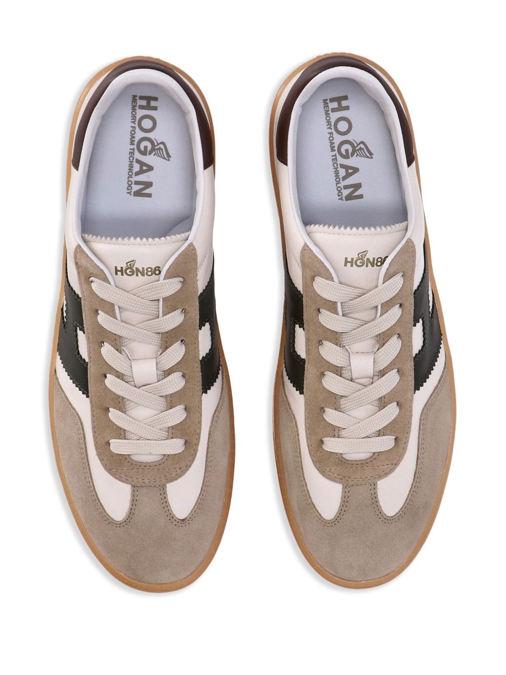 Cool low-top leather sneakers - 4