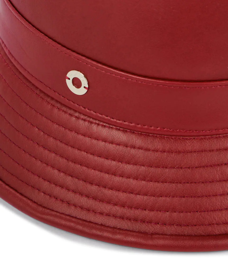 Meryl leather bucket hat - 4