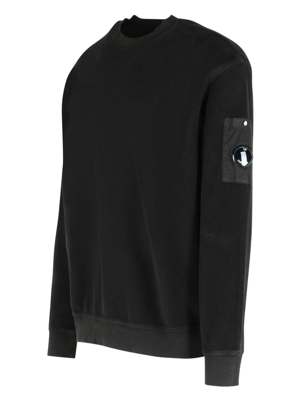 pocket-patch crew neck sweatshirt - 3