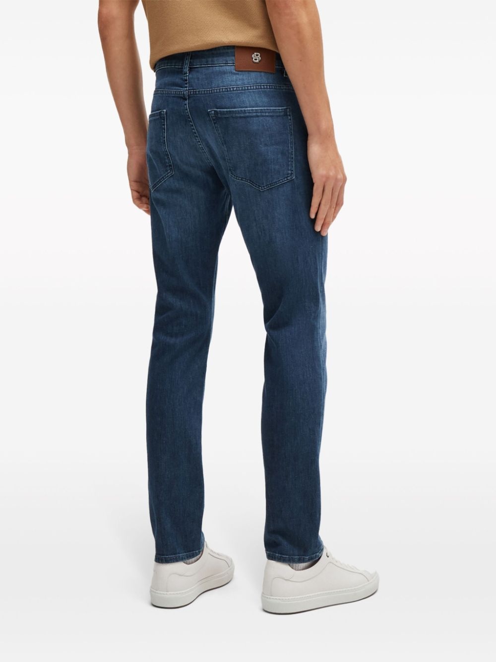 slim-fit cotton jeans - 4
