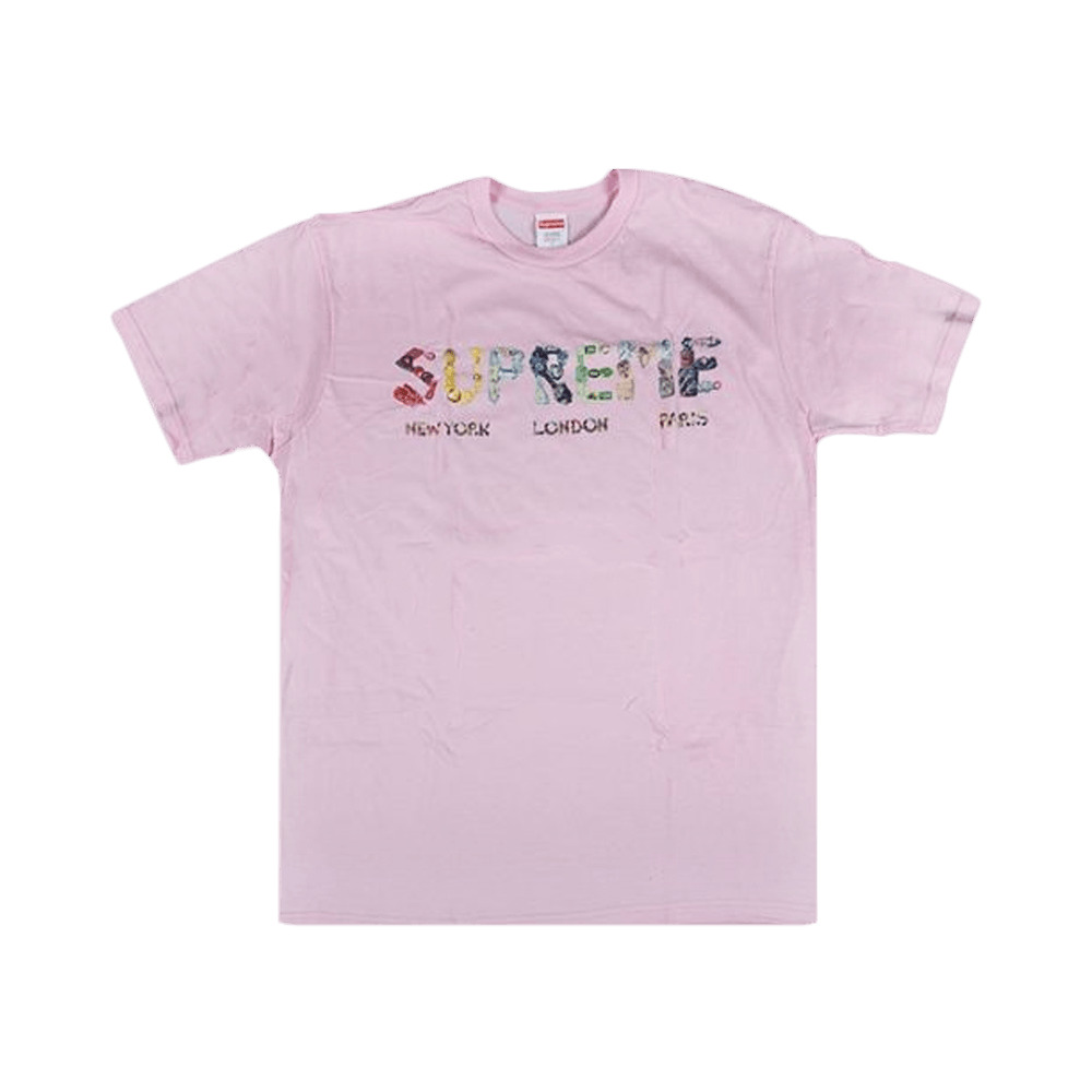 Supreme Crystals T-Shirt 'Pink' - 1