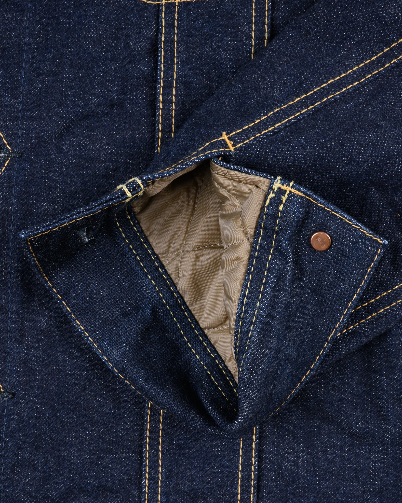 IH-101J-SR 18oz Selvedge Denim Storm Rider Jacket - Indigo - 11