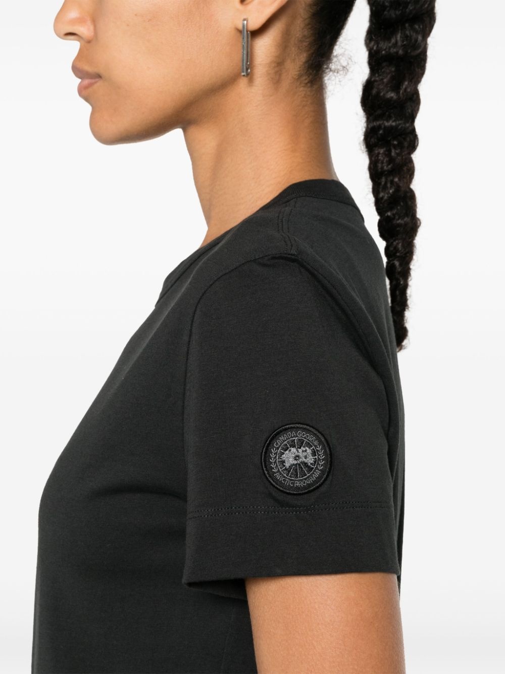 logo-appliquÃ© cotton T-shirt - 5