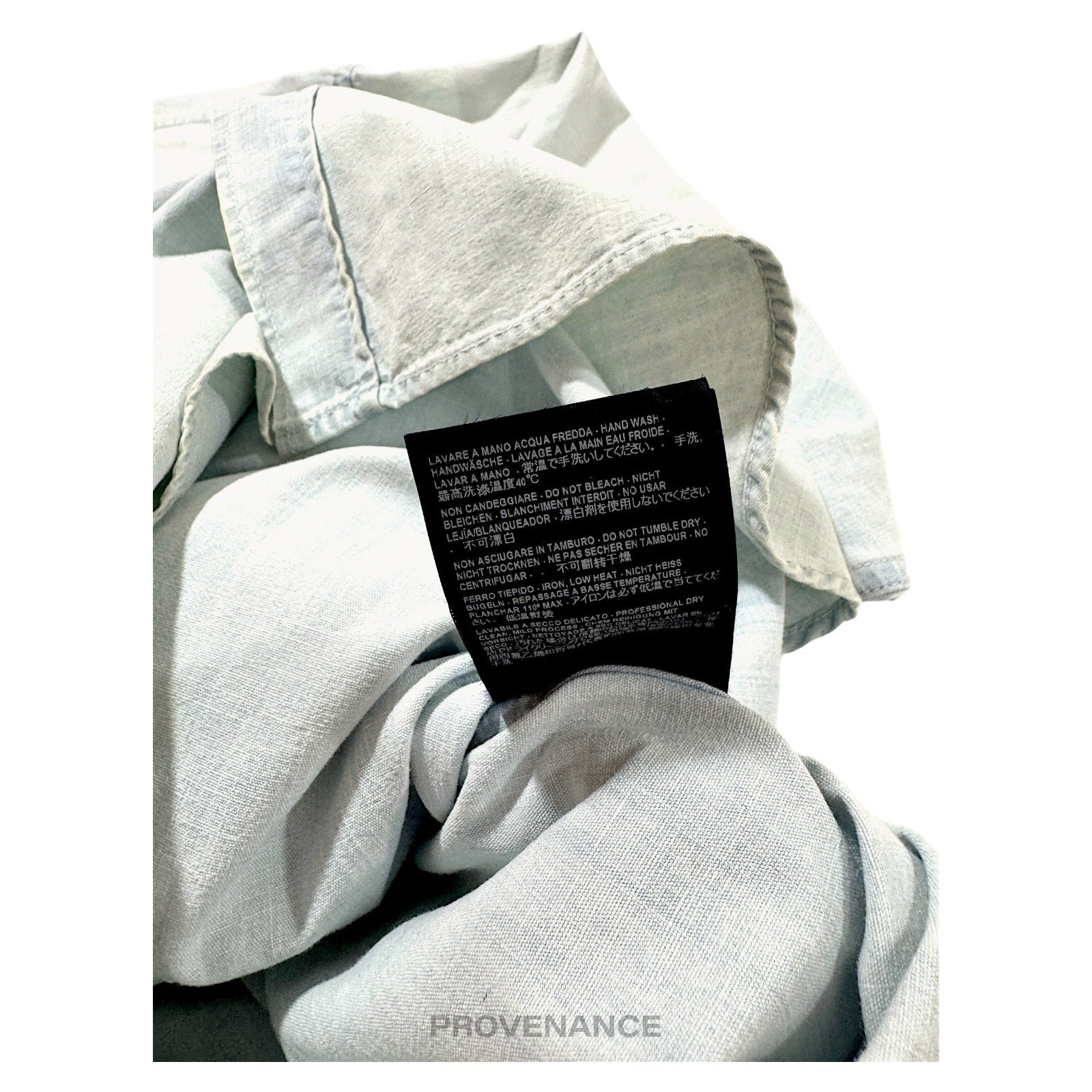 Balenciaga Chambray BB Dreams Denim Shirt - Blue 39 - 10