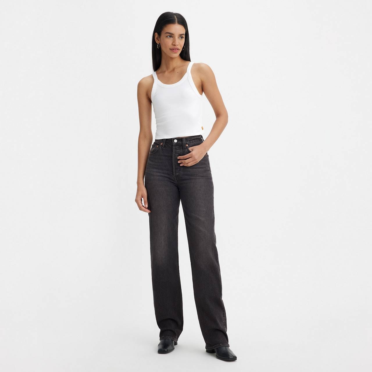 RIBCAGE FULL LENGTH WOMEN'S JEANS - 2