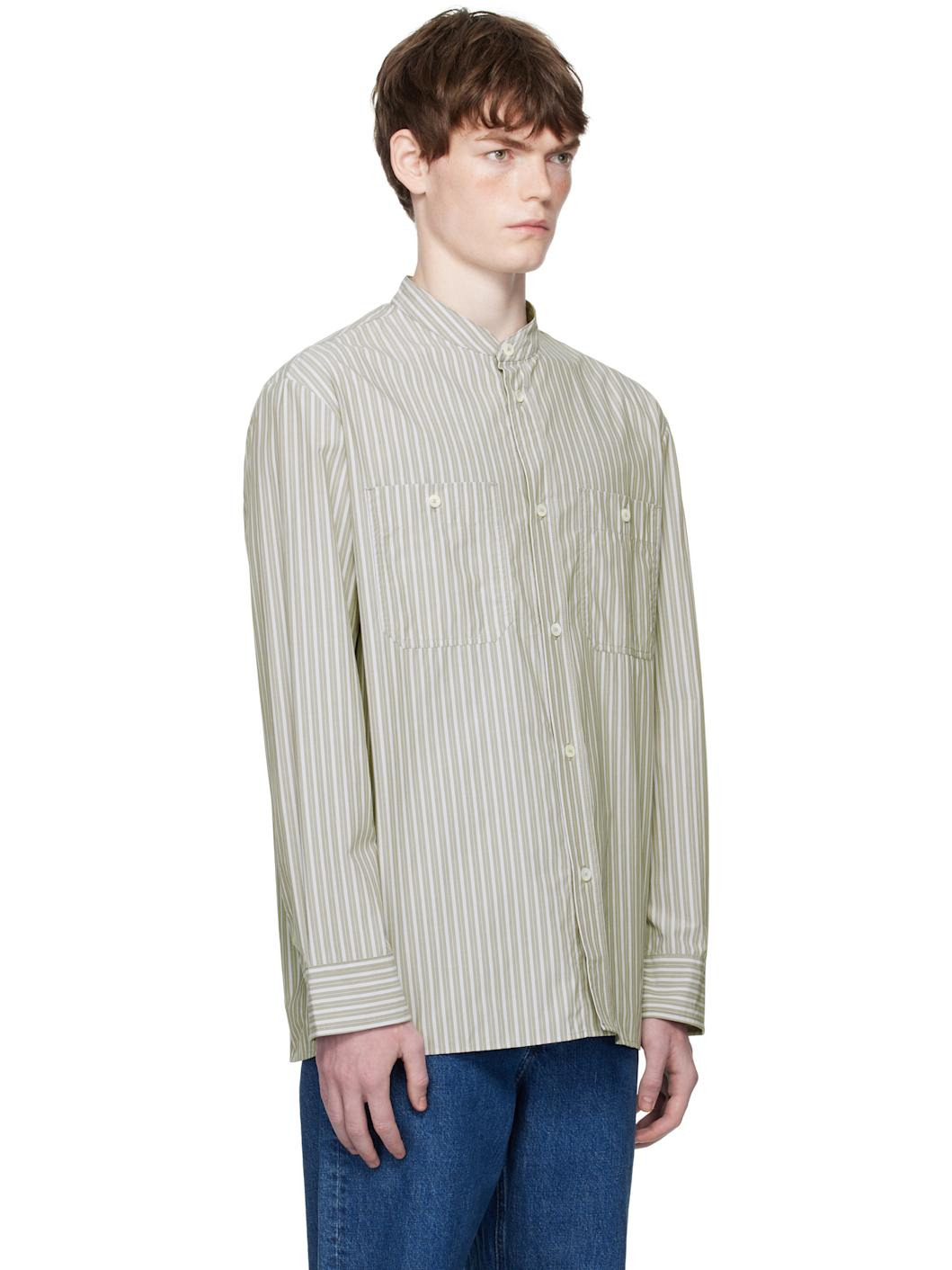 Green & White Theon Shirt - 2
