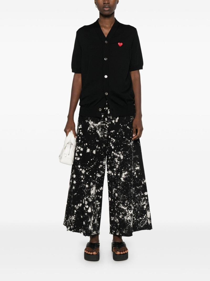 Comme des Garçons PLAY V-neck wool cardigan outlook