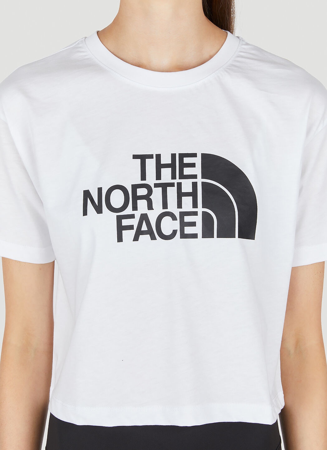 Logo Print Cropped T-Shirt - 5