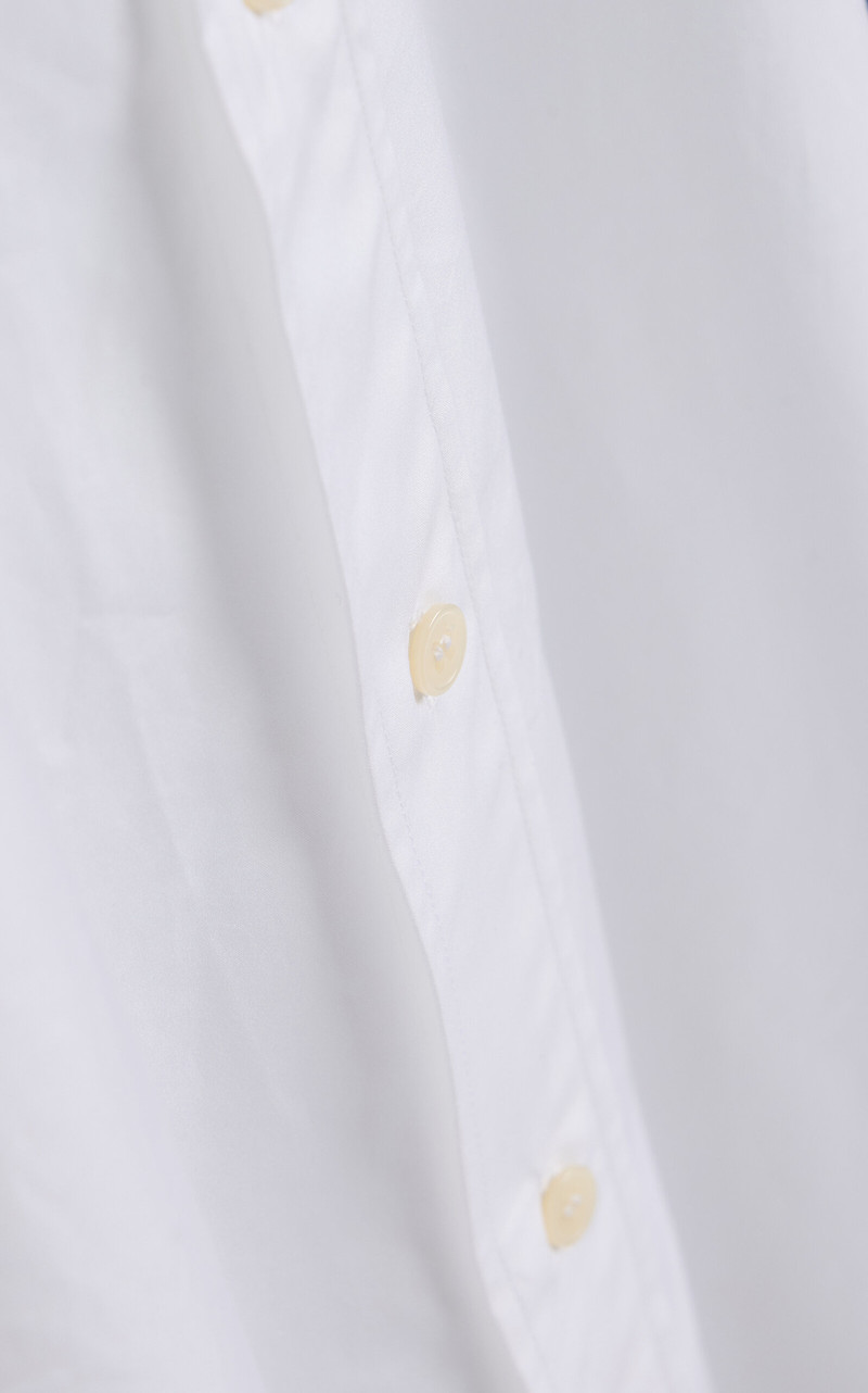 Oversize Shirt Dress Mini white 5