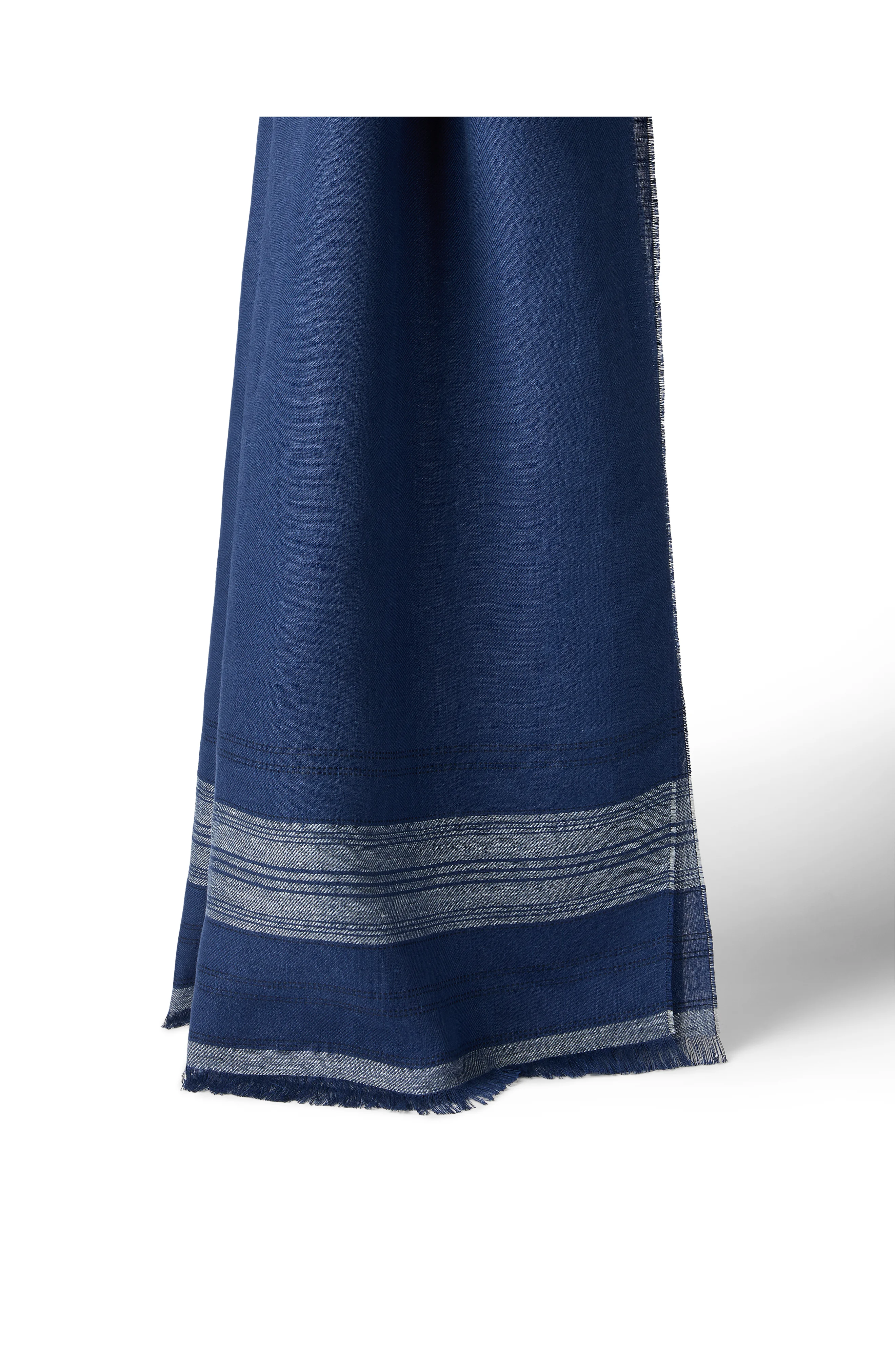 Brunello Cucinelli Linen scarf in Royale Blue at Nordstrom - 1