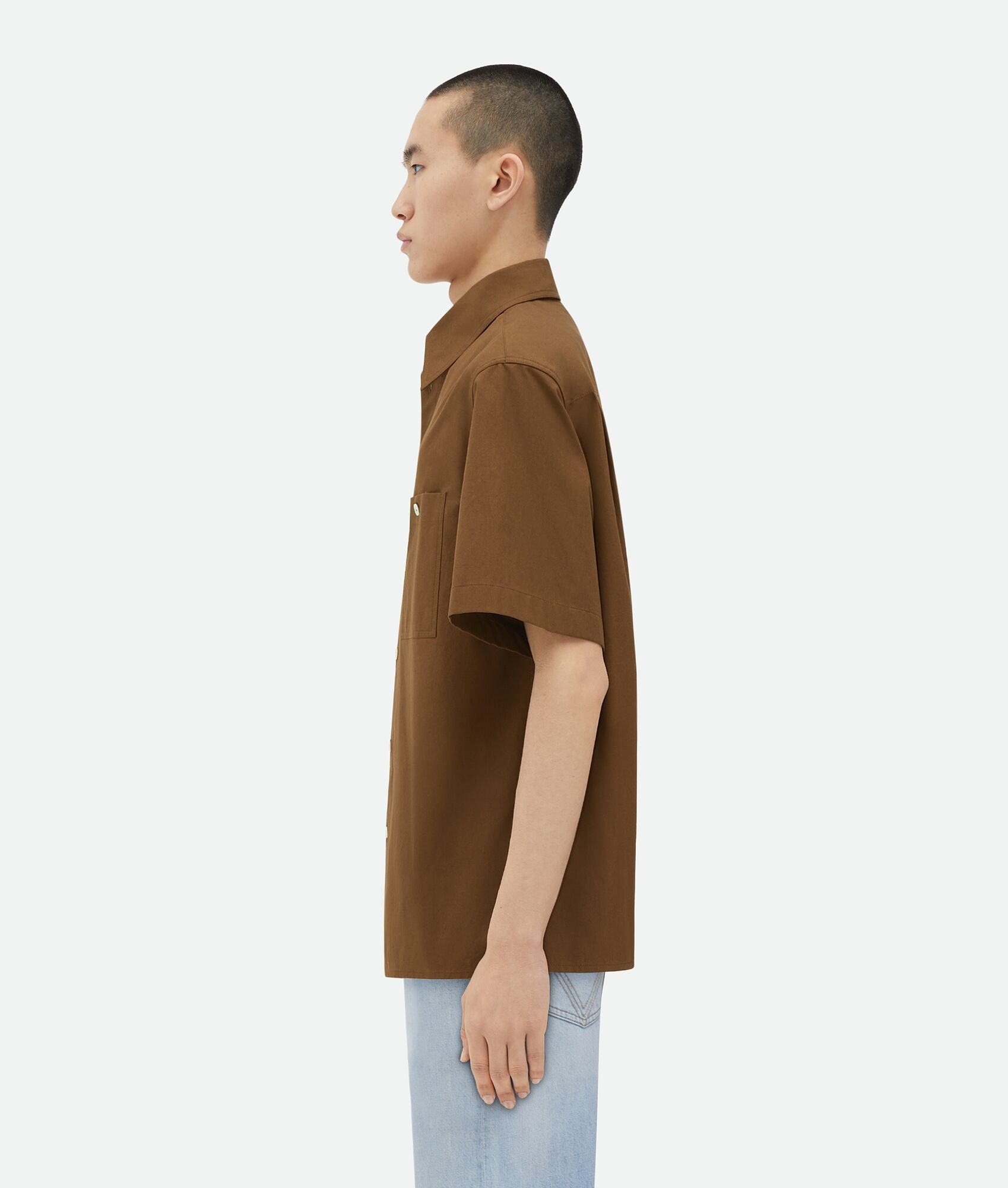 Short-Sleeved Cotton Shirt - 2