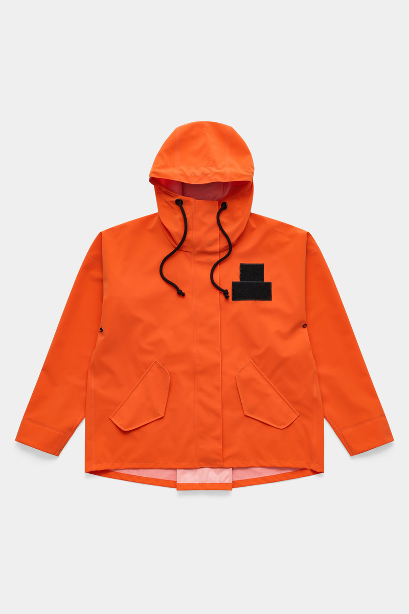 Faversham Rain Jacket Matte Pumpkin Pumpkin 1