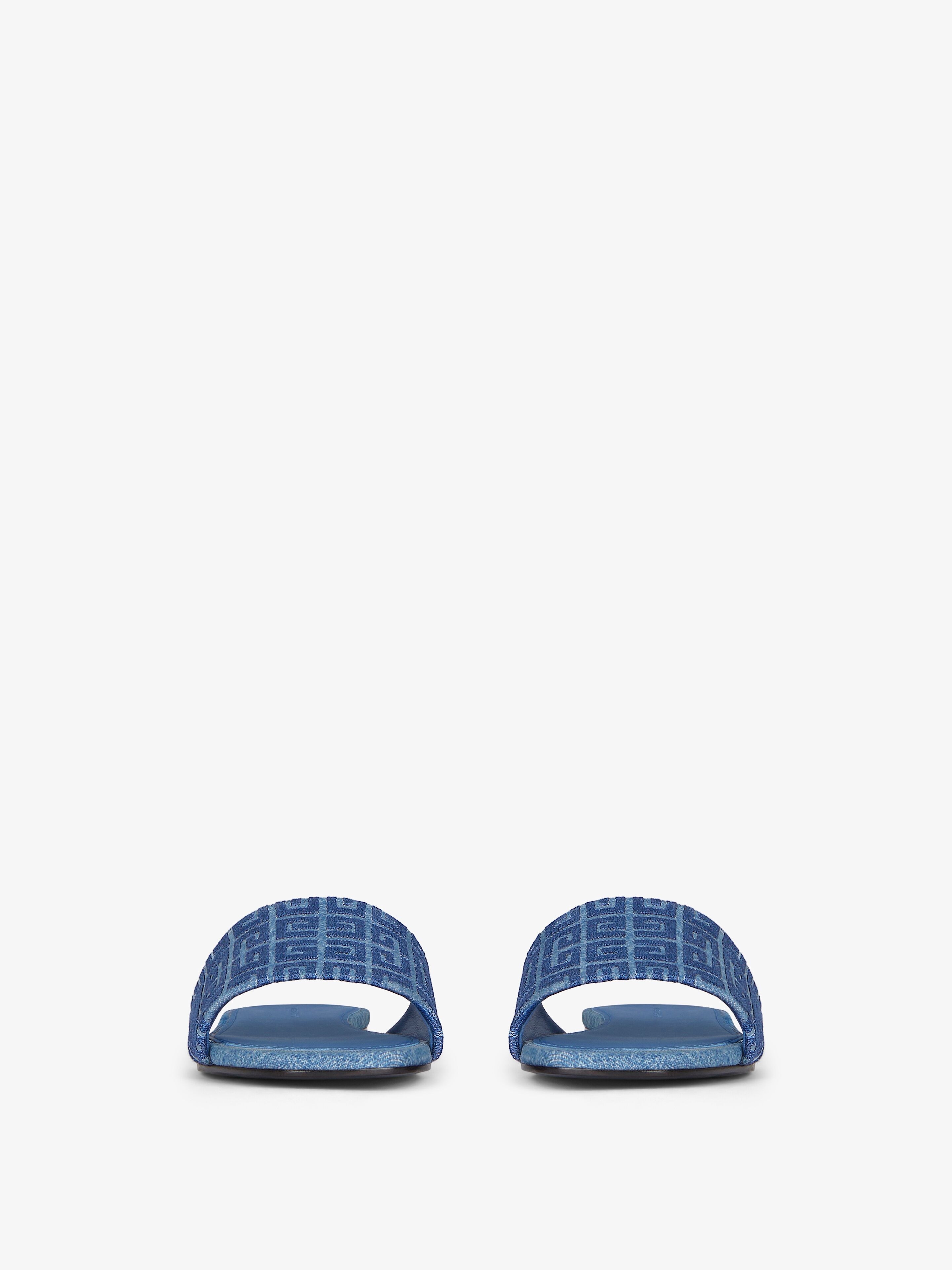 4G FLAT MULES IN 4G DENIM - 2