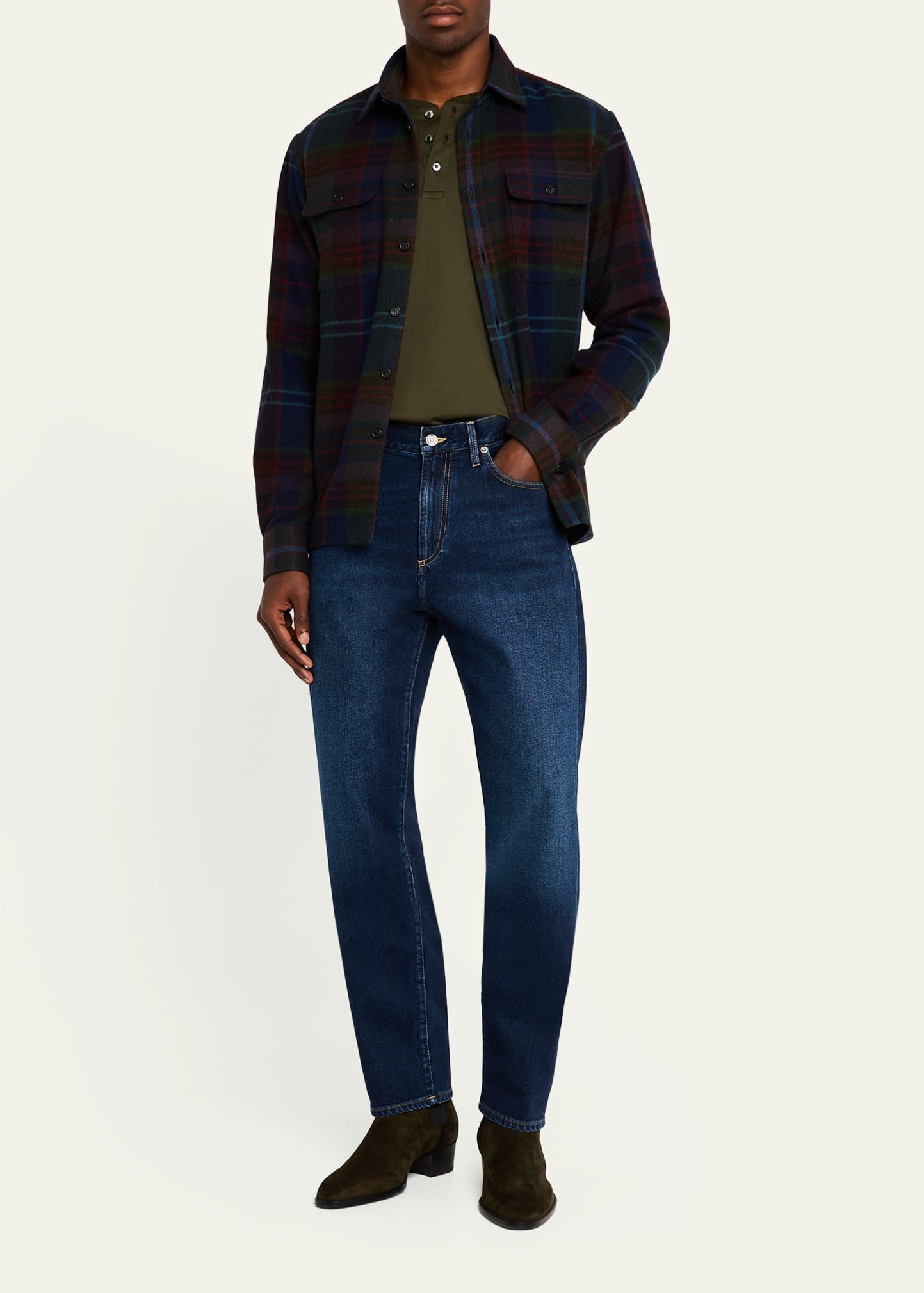 Men's Straight-Leg Selvedge Jeans - 2