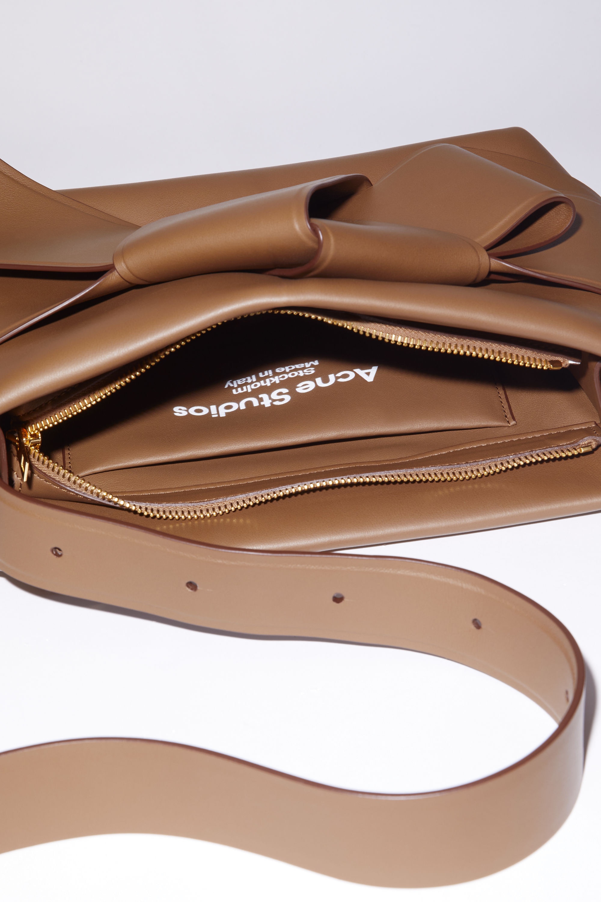Musubi shoulder bag - Camel brown - 6