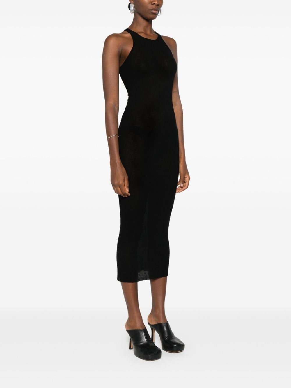 ribbed tank midi dress - 3