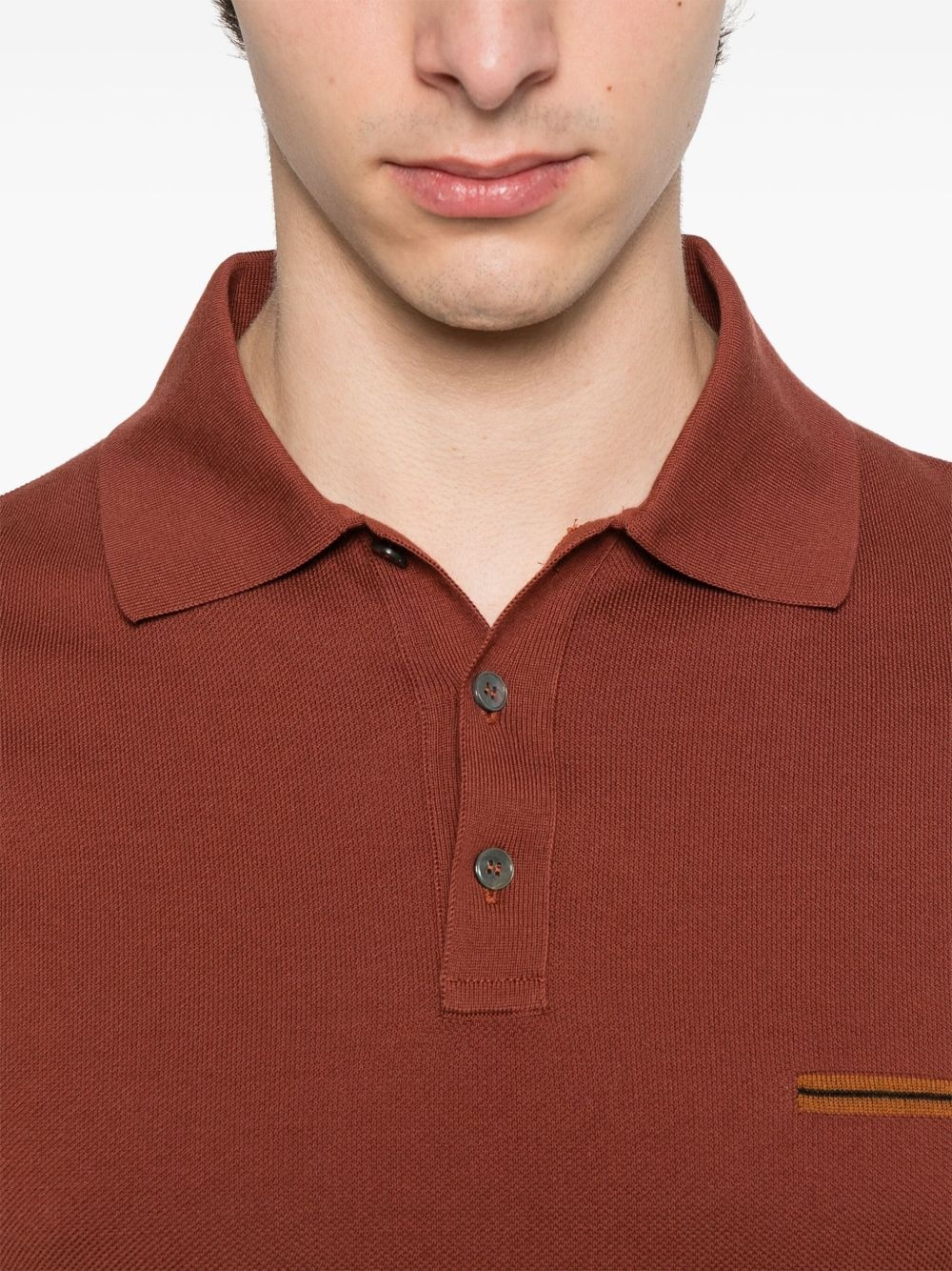 cotton polo shirt - 4