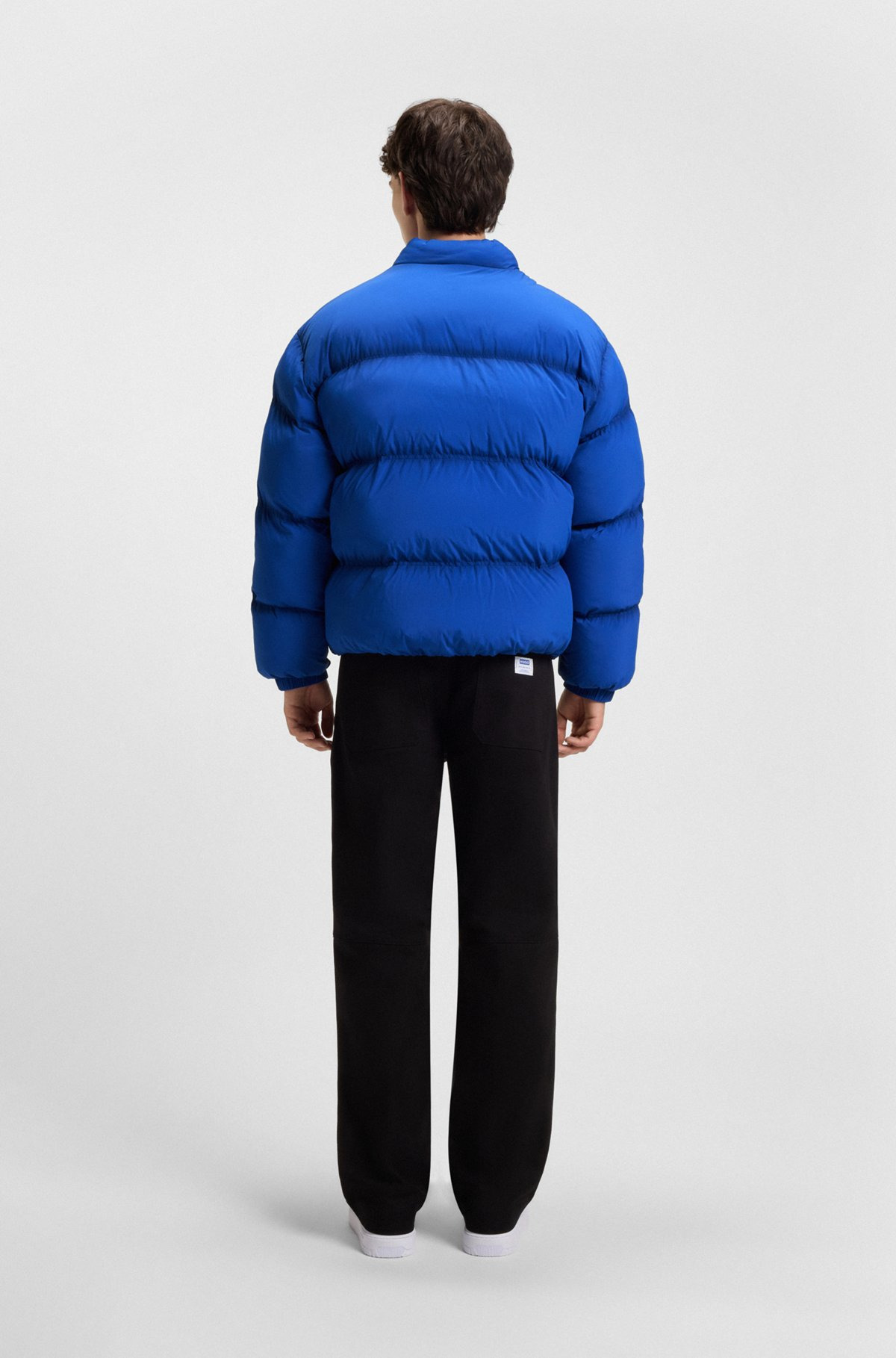 WATER-REPELLENT PUFFER JACKET WITH EMBROIDERED LOGO - 4