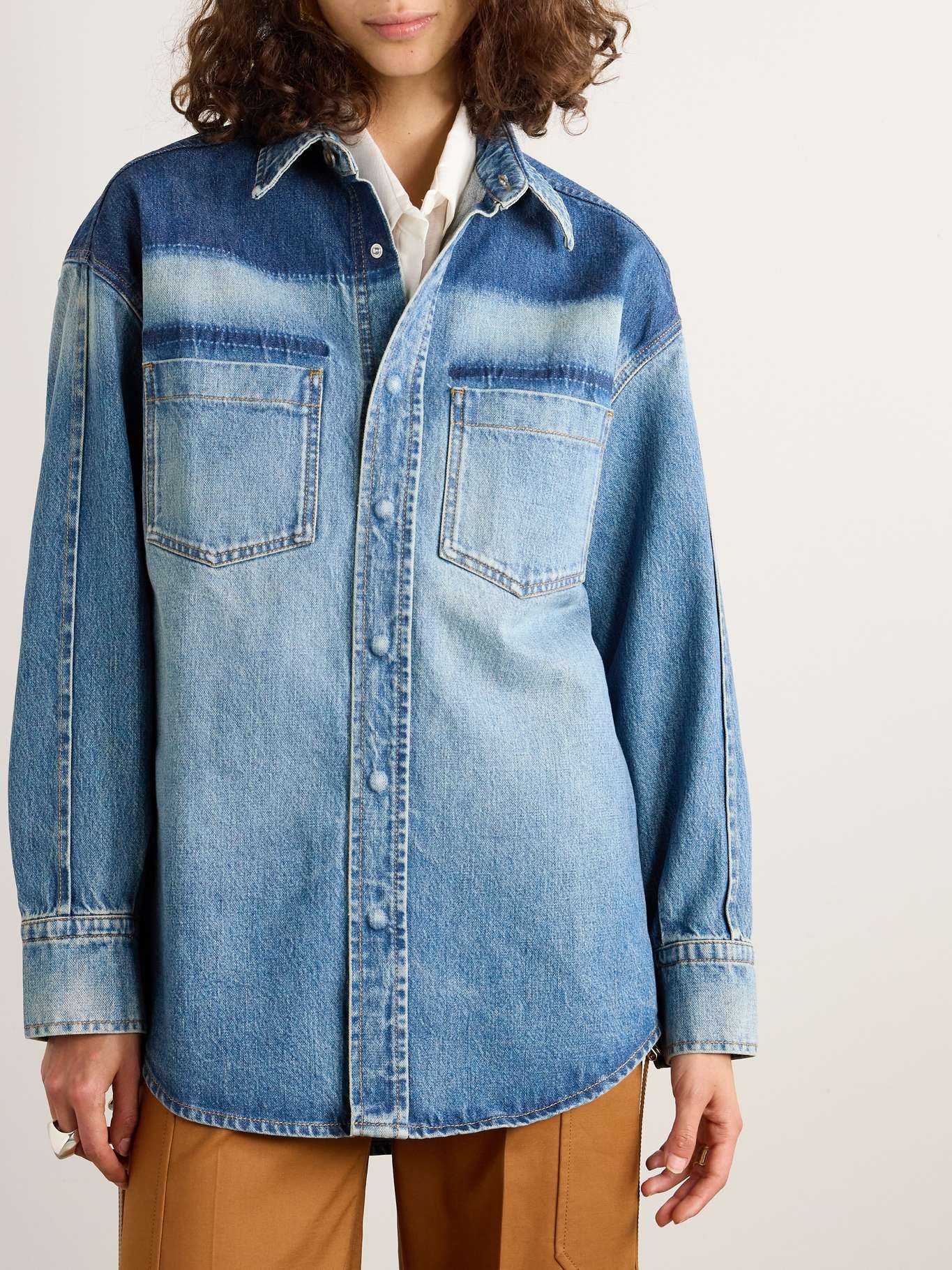 Oversized denim shirt - 3