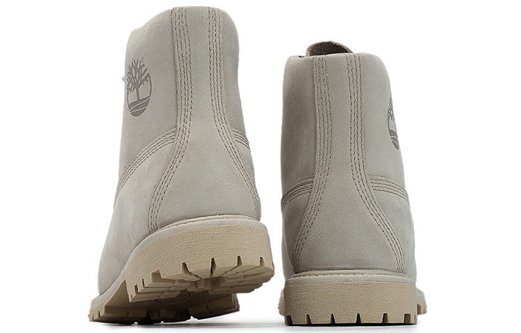 (WMNS) Timberland Paninara Collarless 6 Inch Waterproof Boots 'Light Grey Nubuck' A2M2S071 - 3