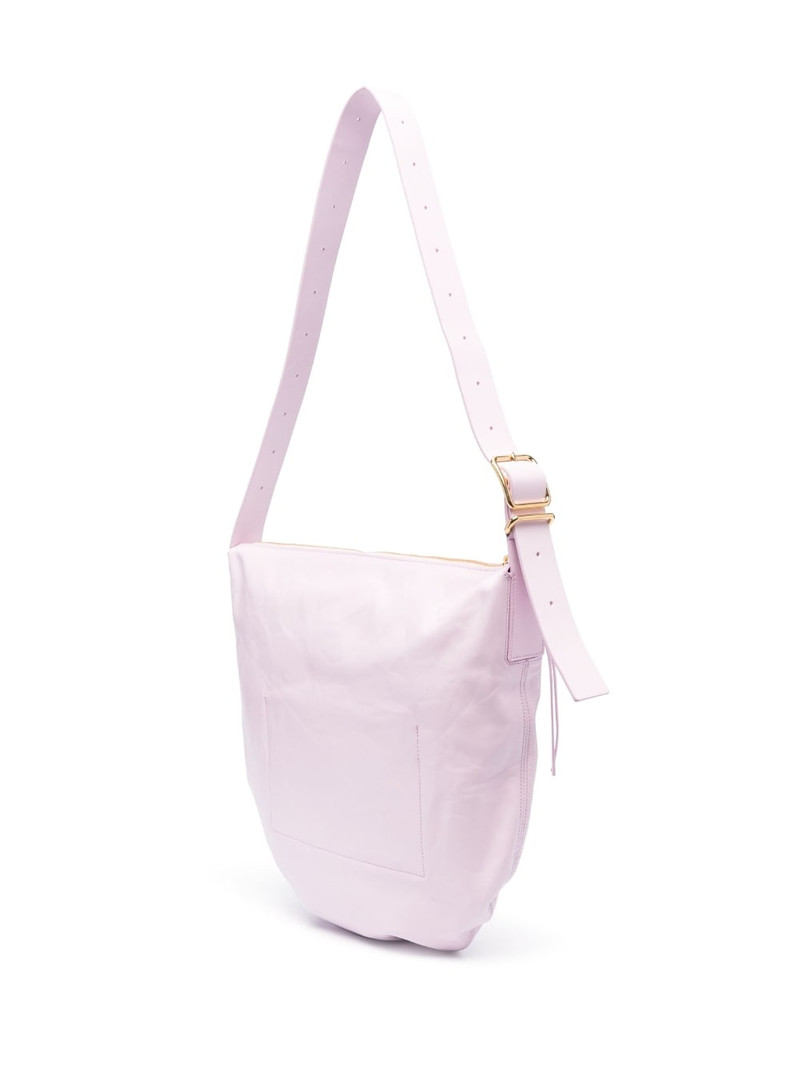 medium crinkled leather shoulder bag 3