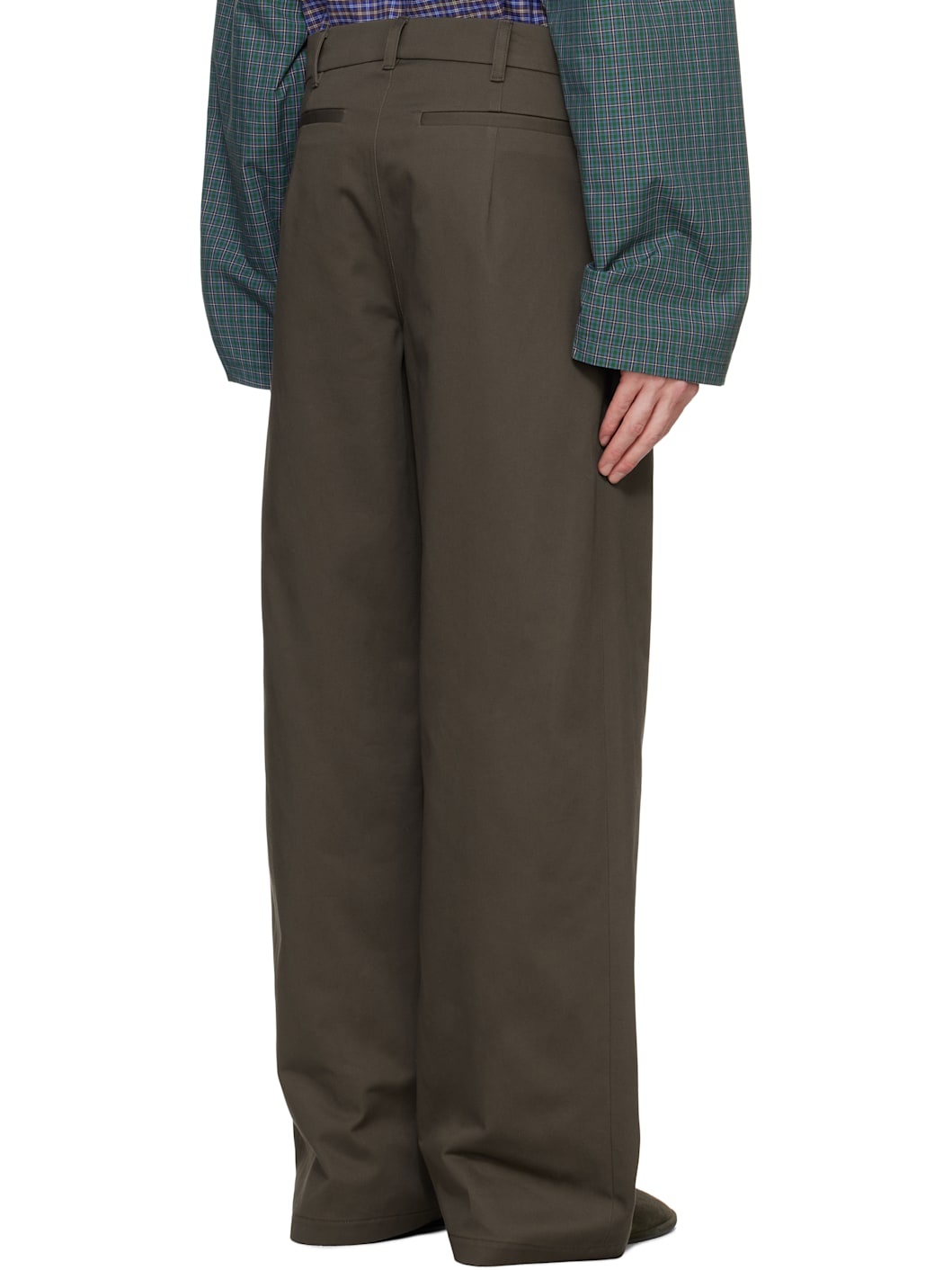 SSENSE Exclusive Brown Fossil Trousers - 3