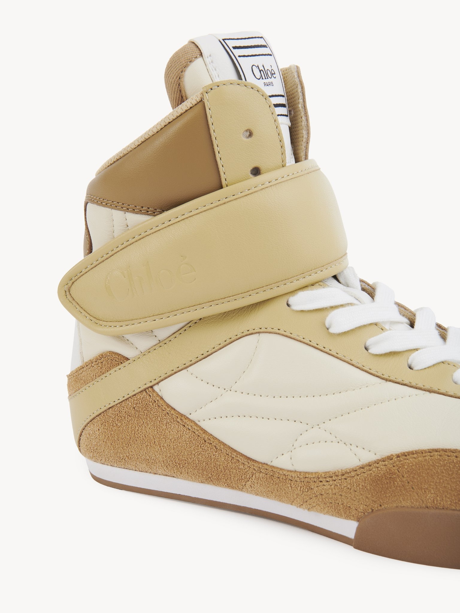 CHLOÉ KICK HIGH-TOP SNEAKER - 6