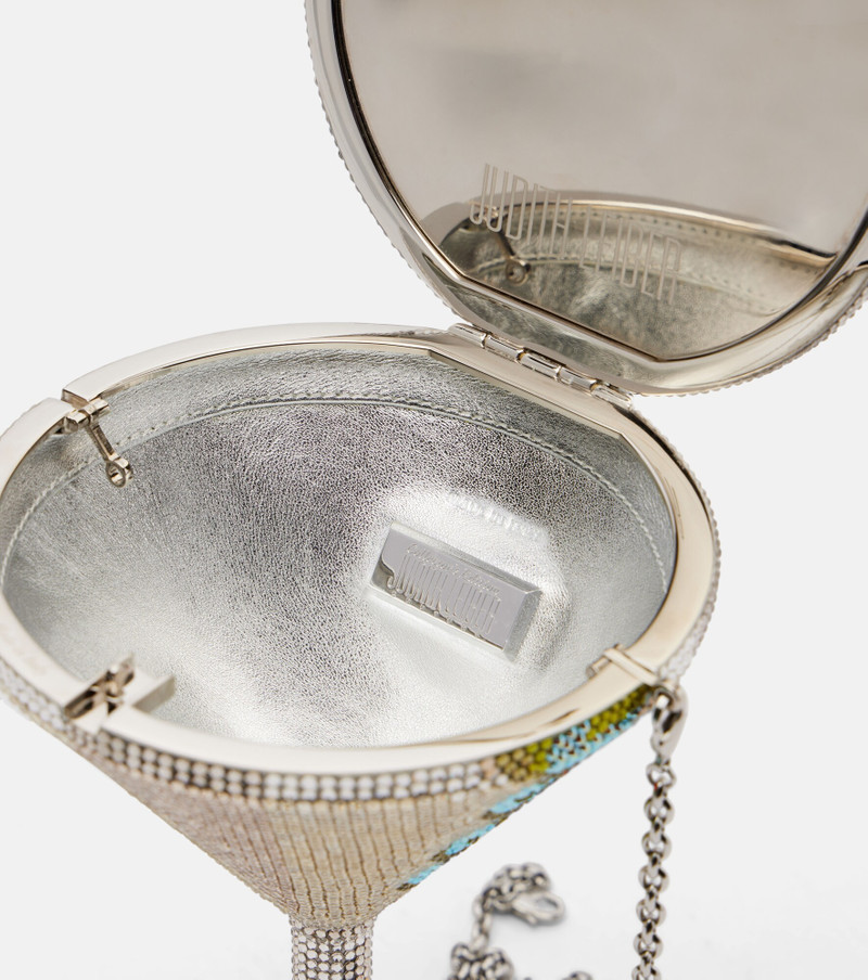 Martini crystal-embellished clutch 4