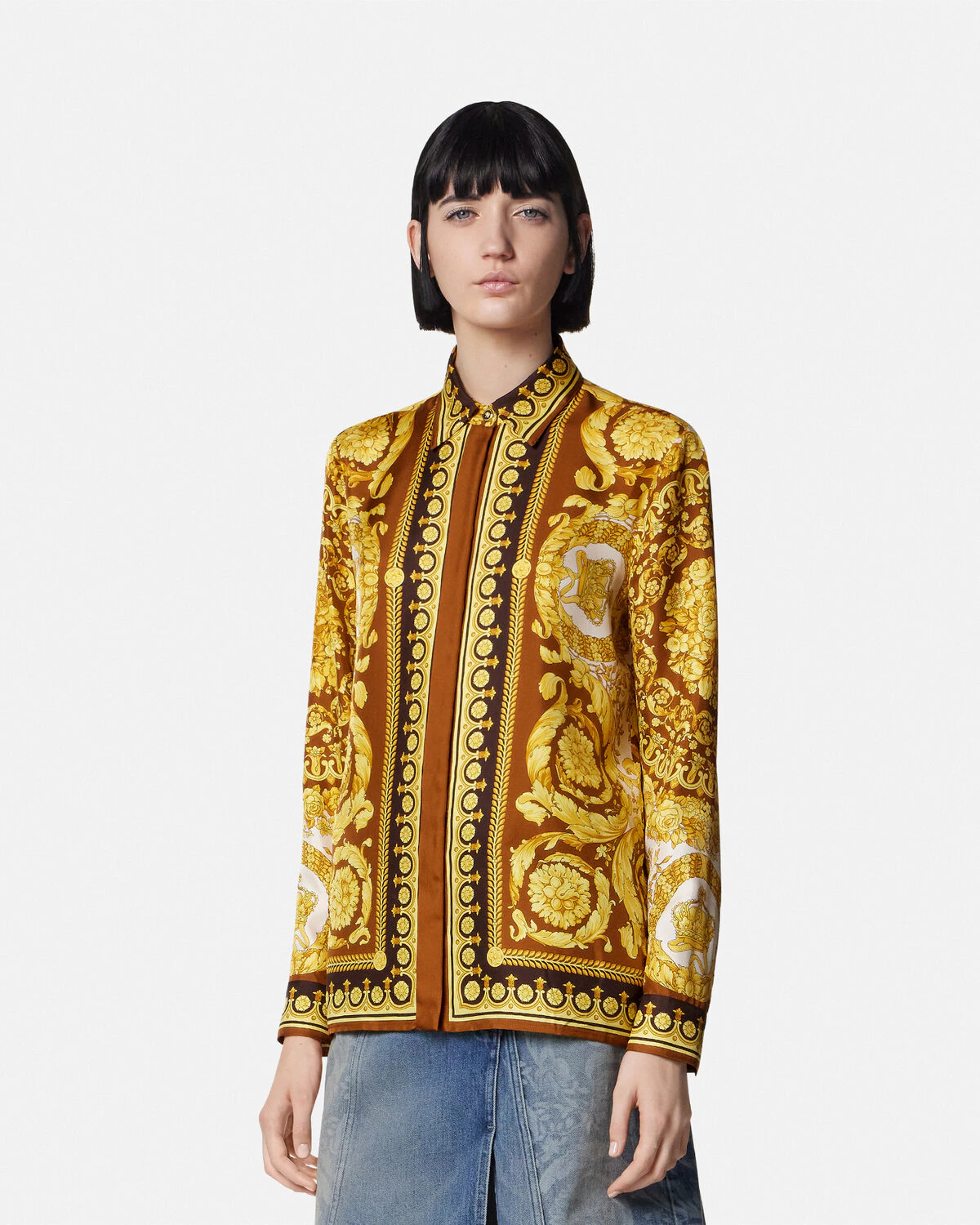 Barocco Silk Shirt - 4