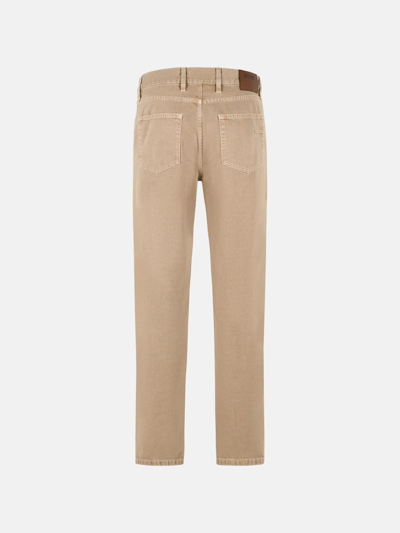 ZEGNA BEIGE COTTON JEANS outlook