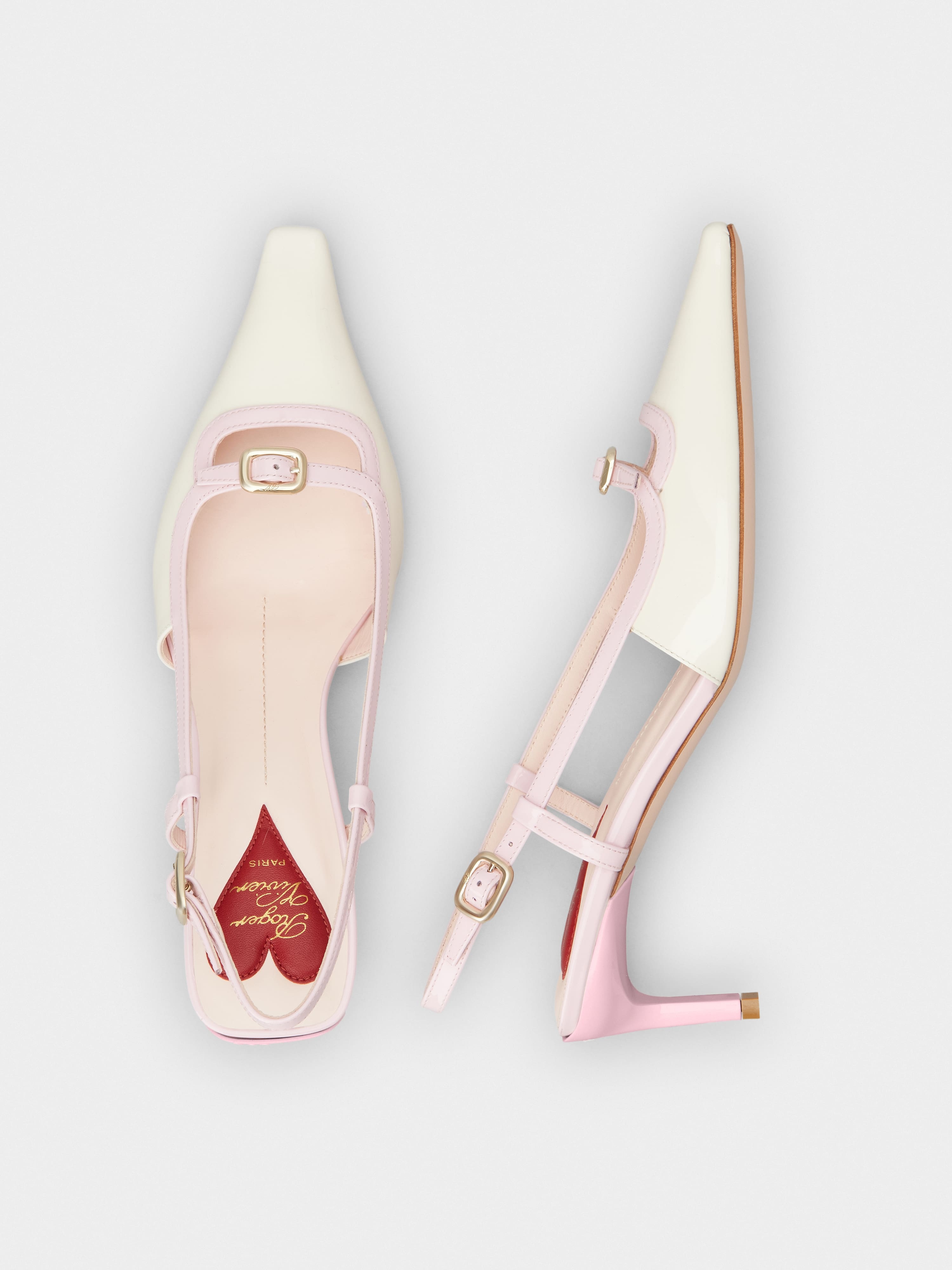 Viv’ Canard Slingback Pumps in Patent Leather - 4
