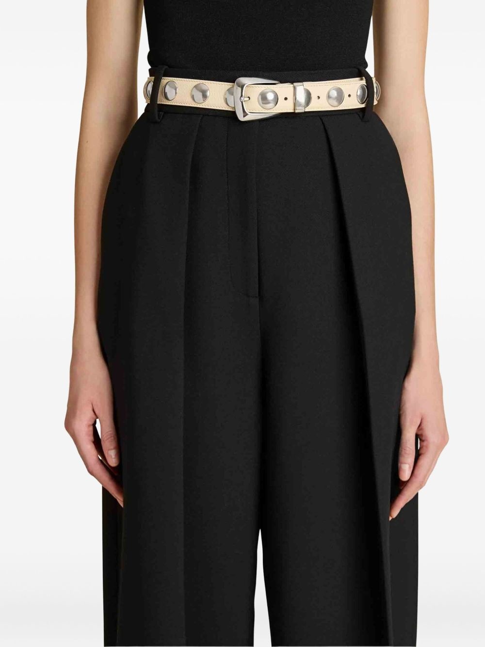 Benny embellished leather belt - 3