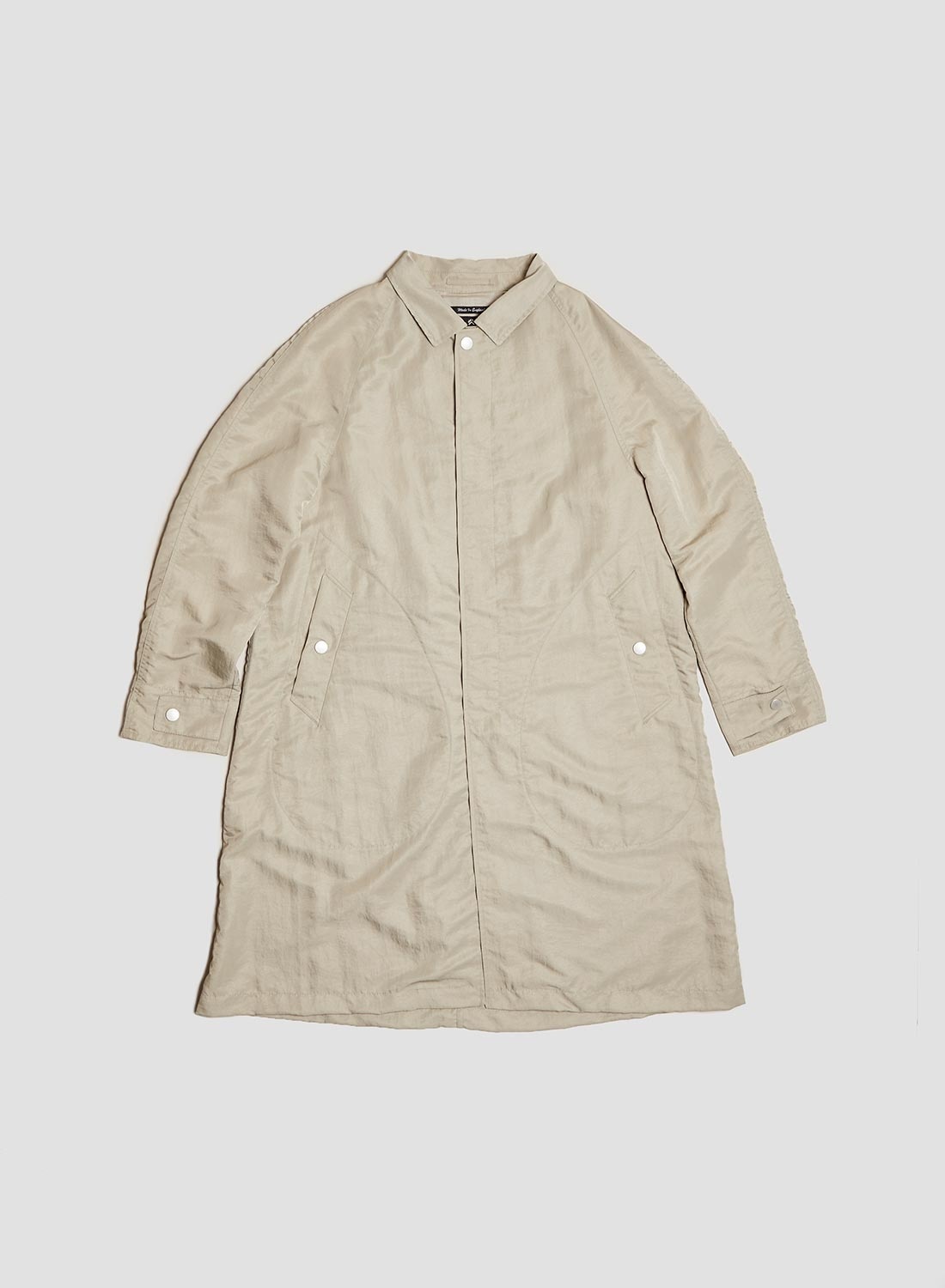 Nam Coat in Stone Nylon - 1
