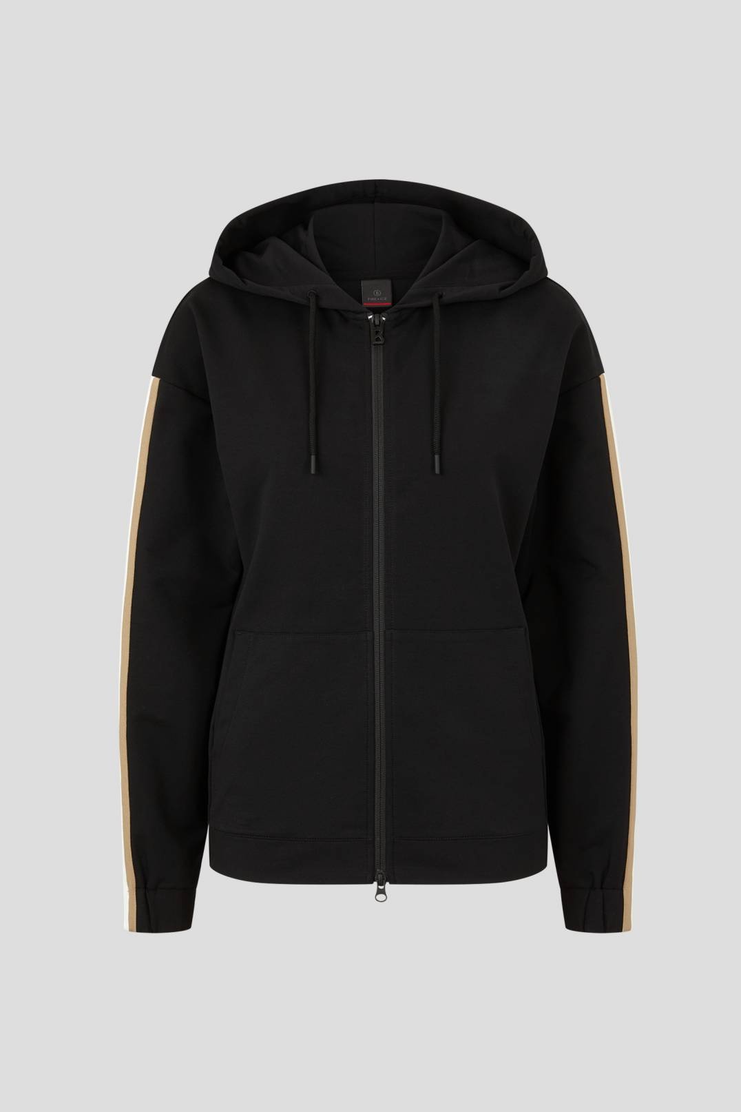 ELSIE SWEATSHIRT JACKET IN BLACK - 1