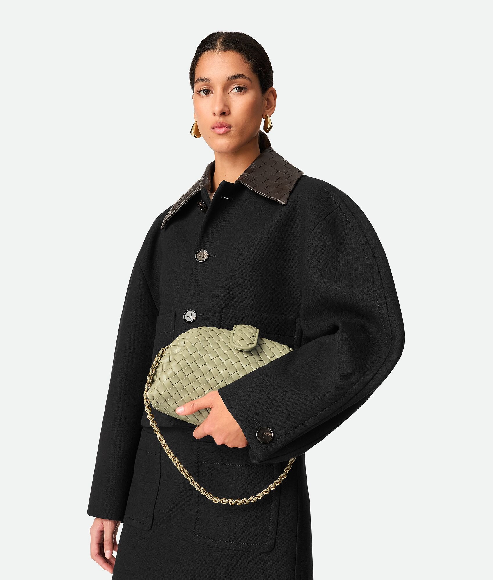 BOTTEGA VENETA ローレン1980 （Small） BOTTEGA VENETA Lauren 1980 Teen small intrecciato leather