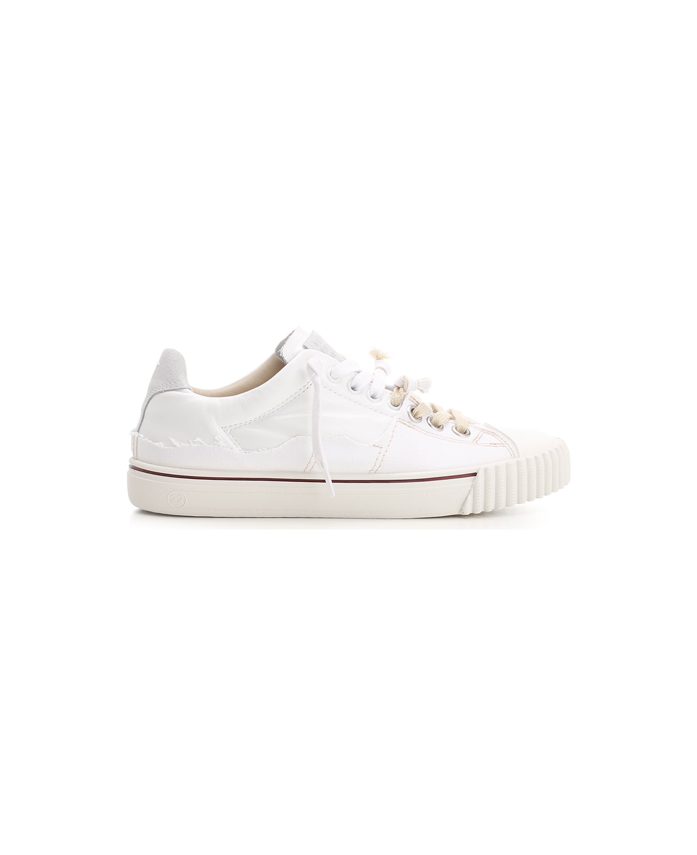 White 'new Evolution' Sneakers - 1